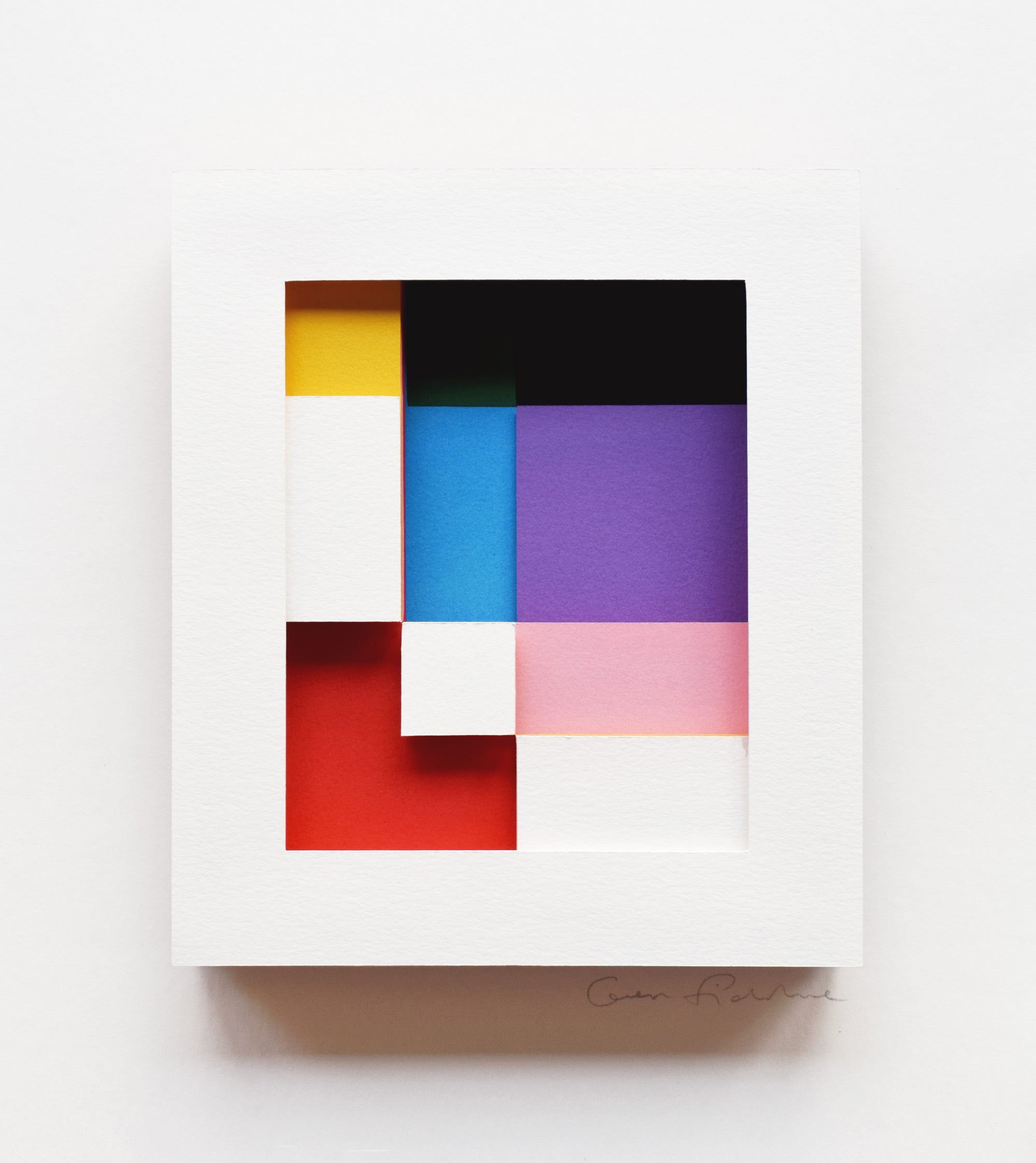 Intersections VII — Framed Original Papercut Artwork