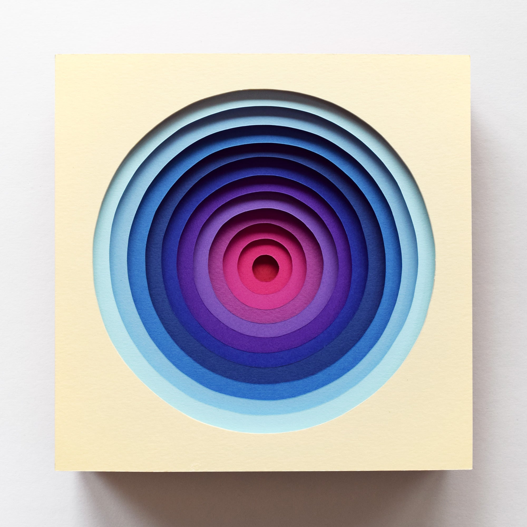 The Sublime Spectrum XI — Framed Original Papercut Artwork