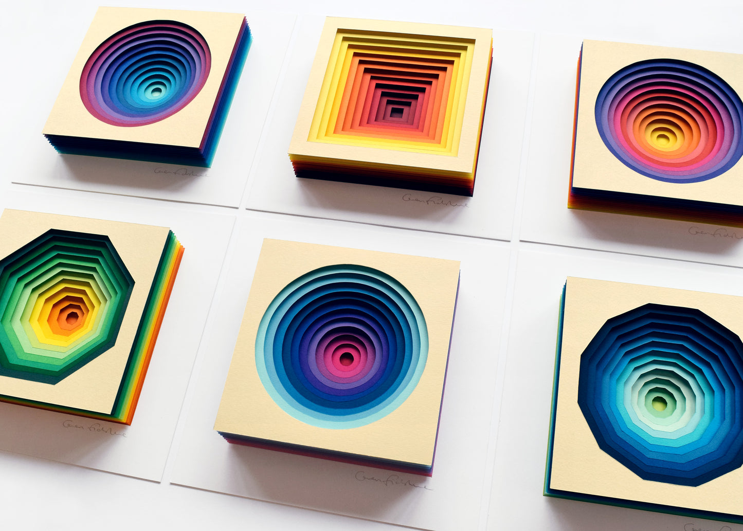 The Sublime Spectrum VII — Framed Original Papercut Artwork