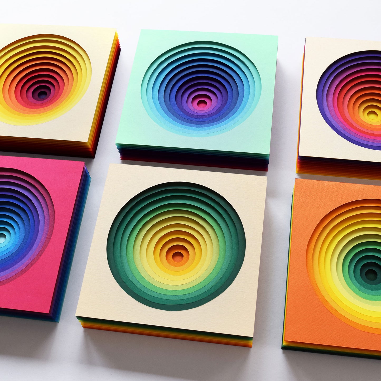 The Sublime Spectrum IV — Framed Original Papercut Artwork