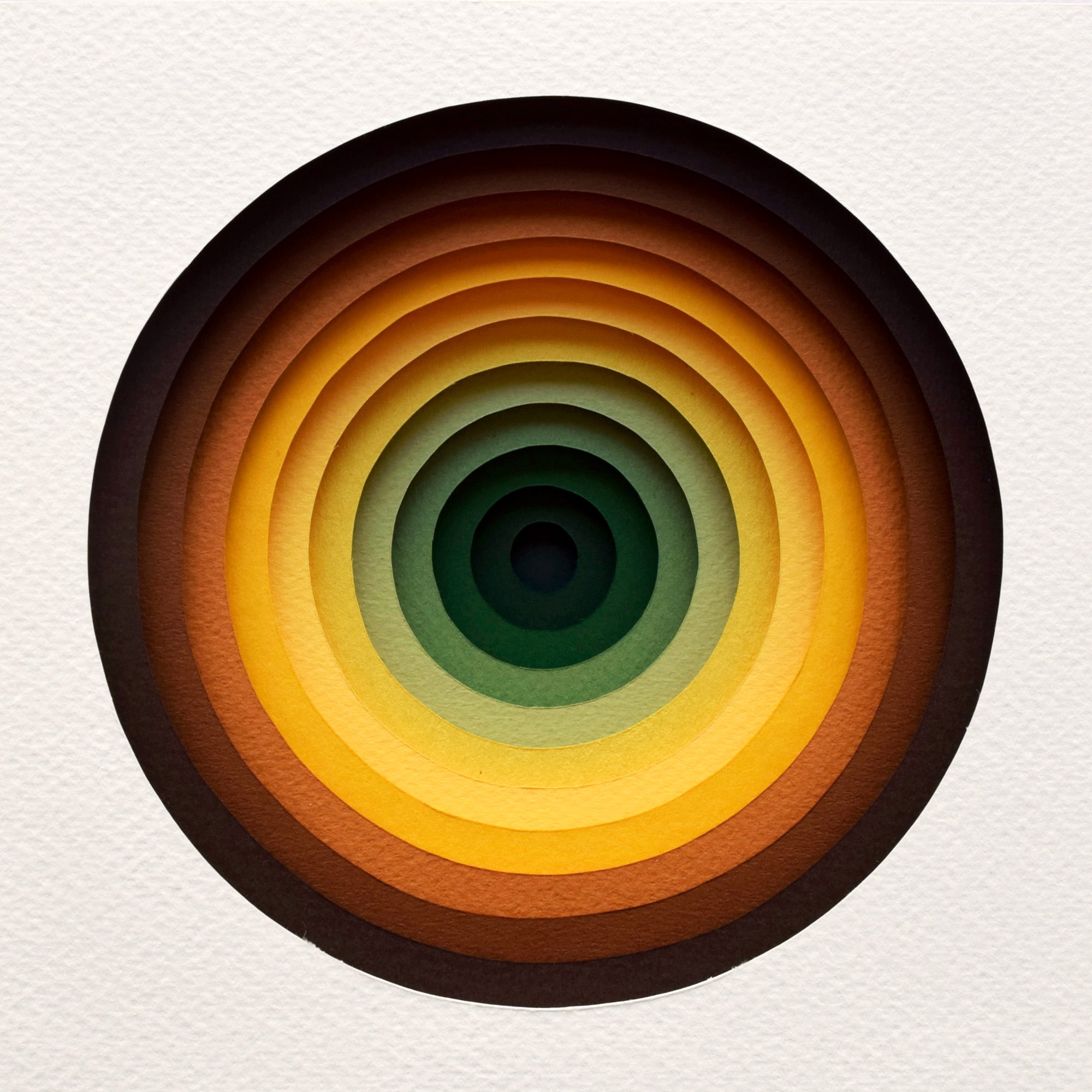 The Sublime Spectrum XXIII — Framed Original Papercut Artwork