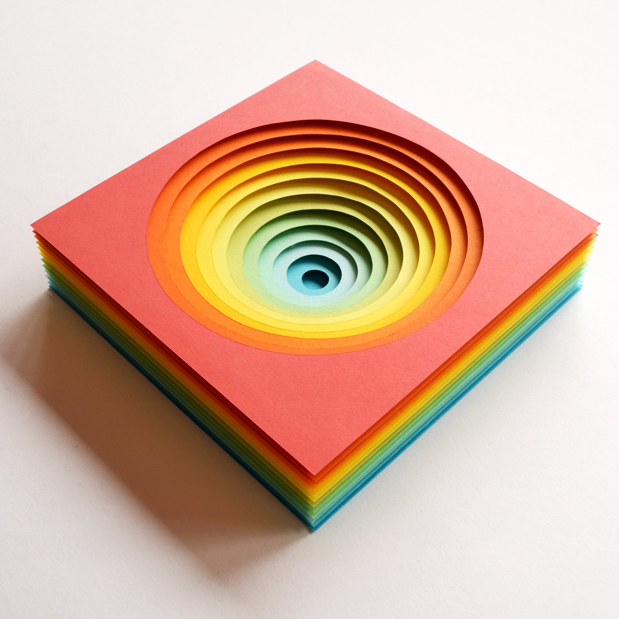 The Sublime Spectrum XXIV — Framed Original Papercut Artwork