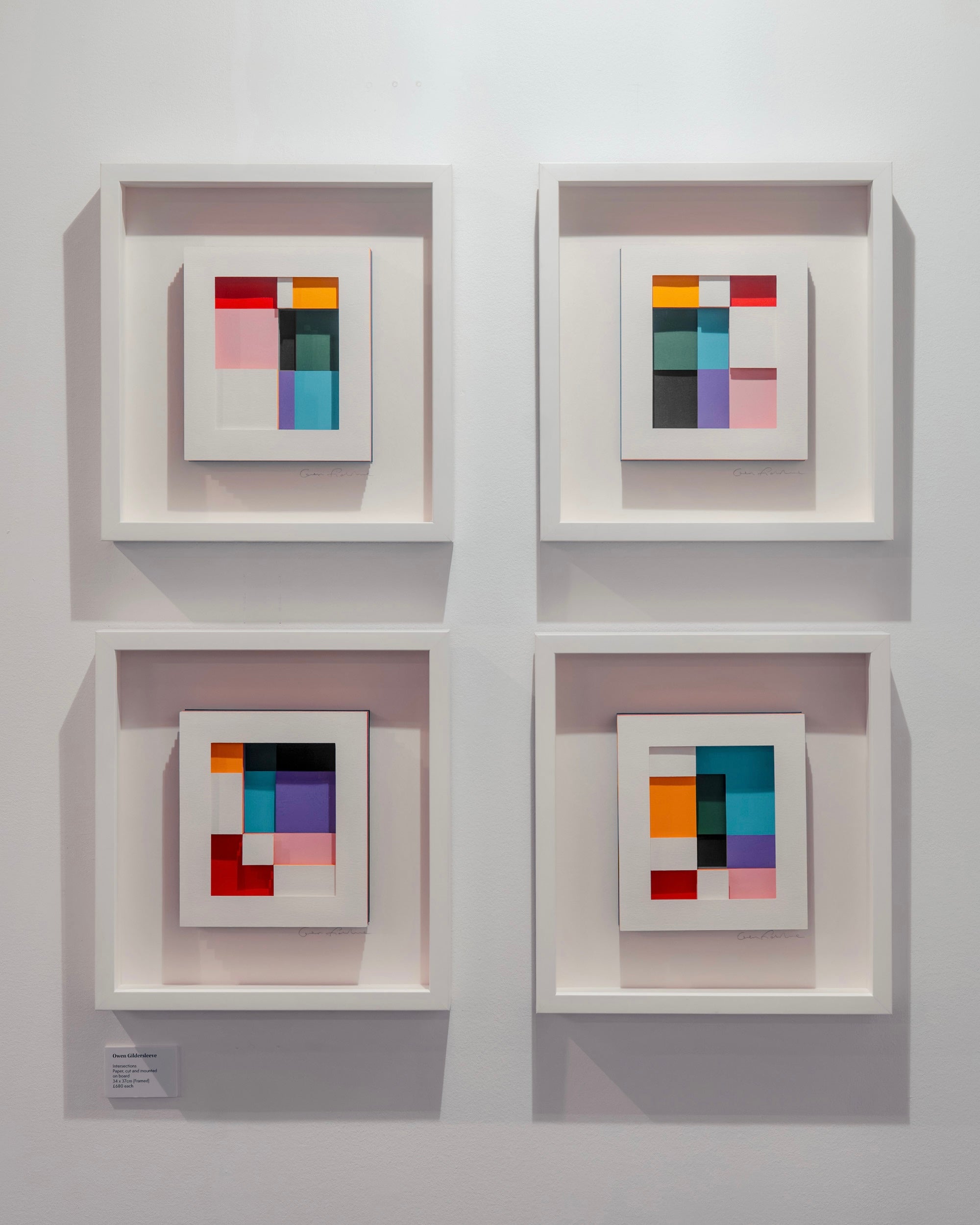 Intersections VIII — Framed Original Papercut Artwork