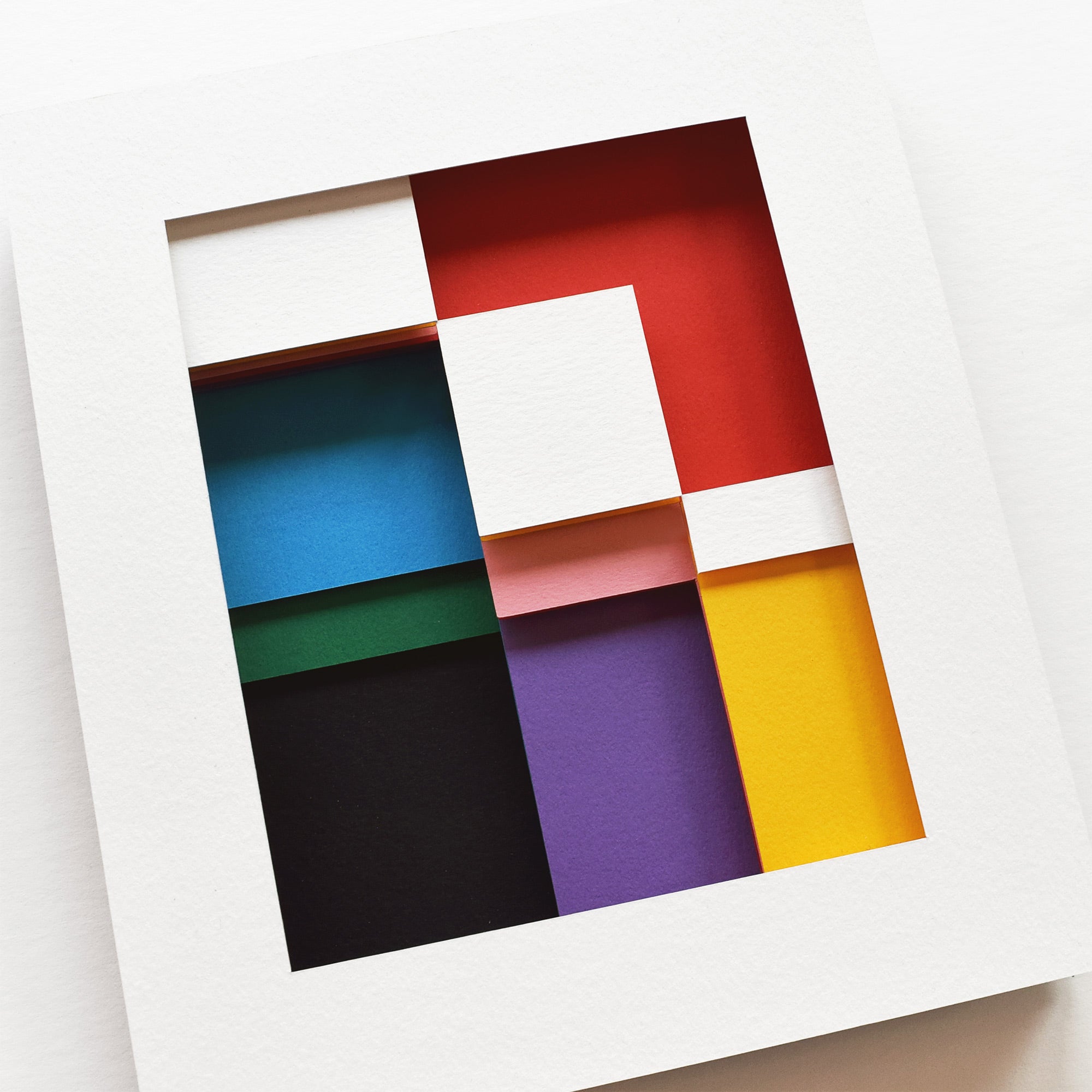 Intersections I — Framed Original Papercut Artwork