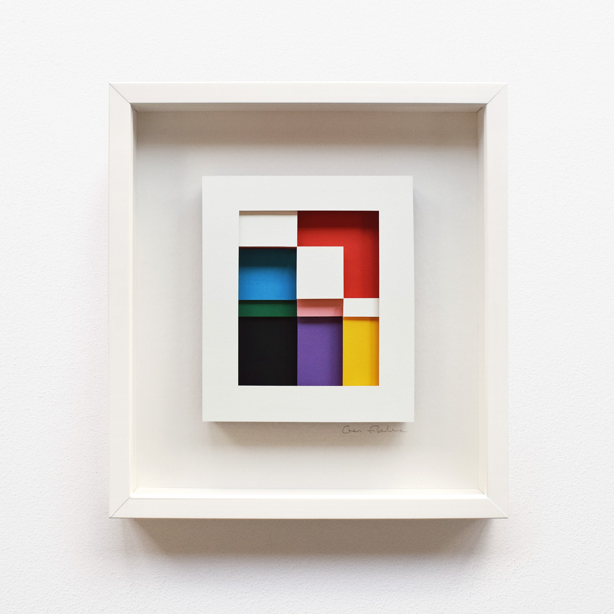 Intersections I — Framed Original Papercut Artwork