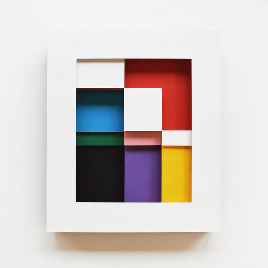 Intersections I — Framed Original Papercut Artwork