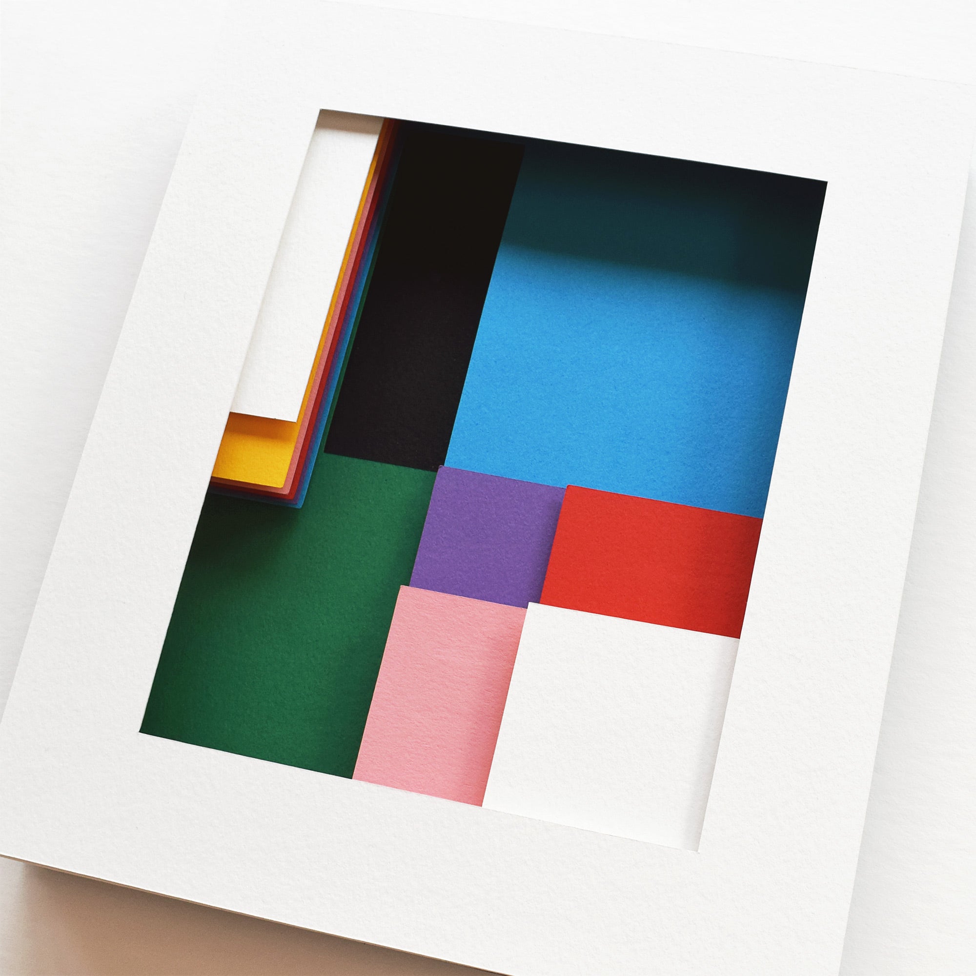Intersections II — Framed Original Papercut Artwork