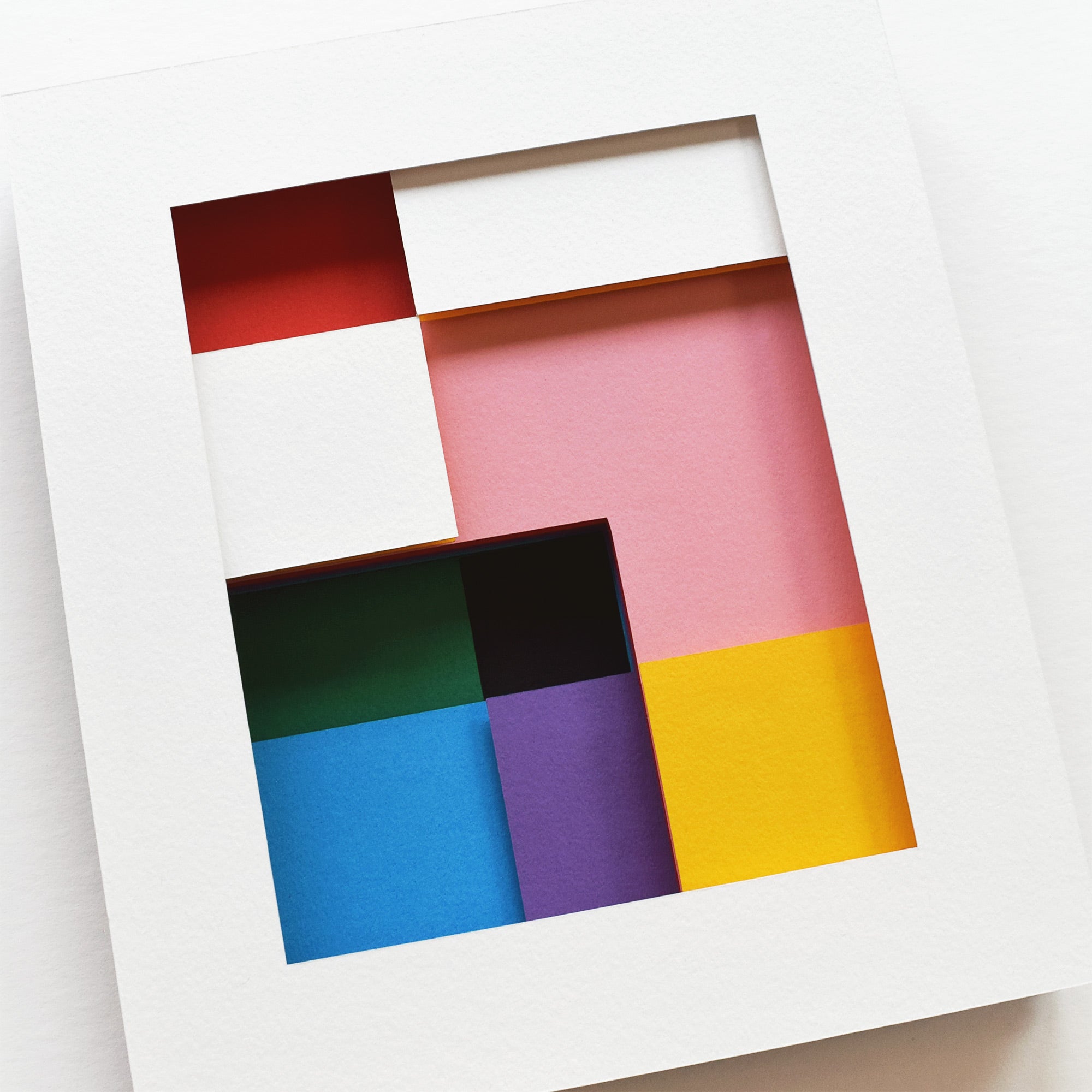 Intersections III — Framed Original Papercut Artwork