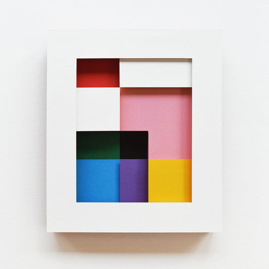 Intersections III — Framed Original Papercut Artwork