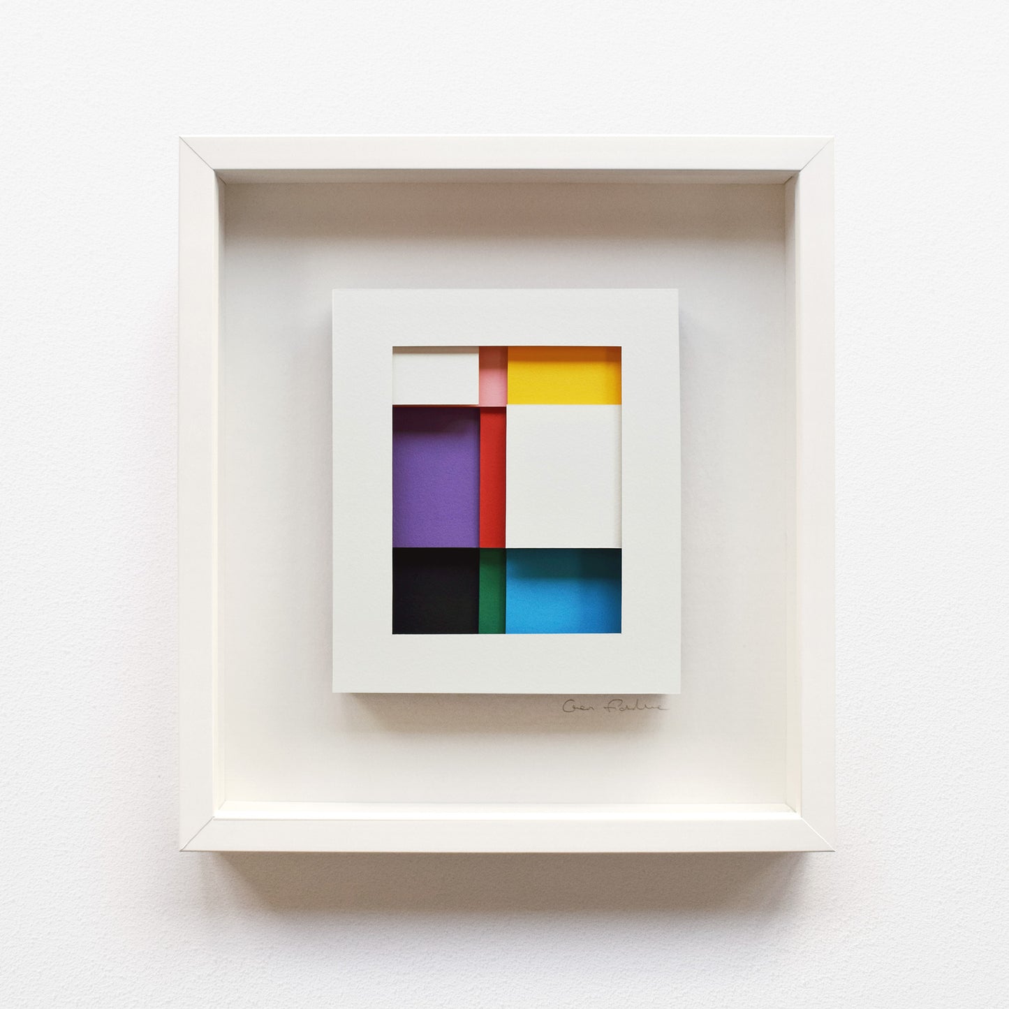 Intersections IV — Framed Original Papercut Artwork