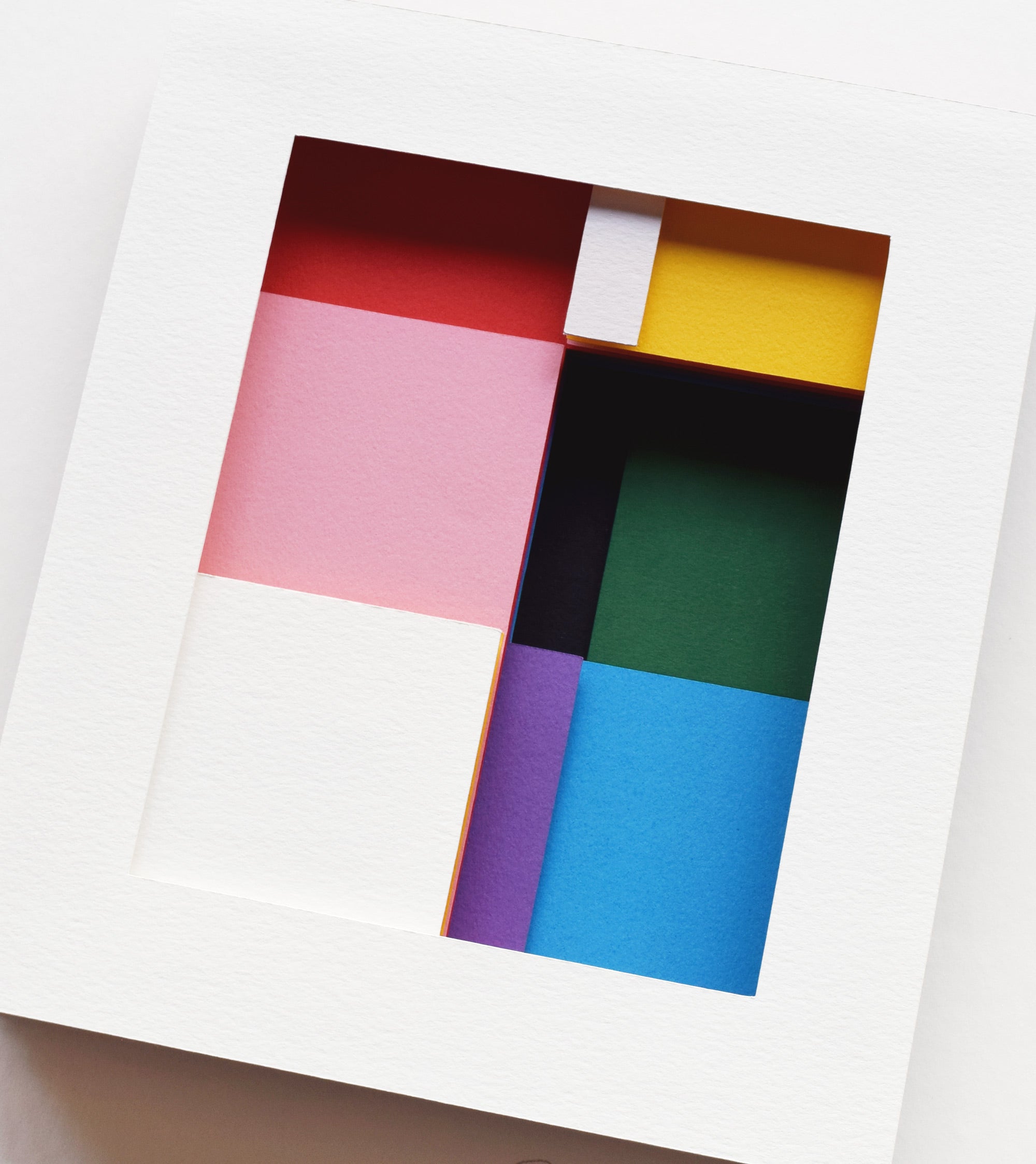 Intersections V — Framed Original Papercut Artwork