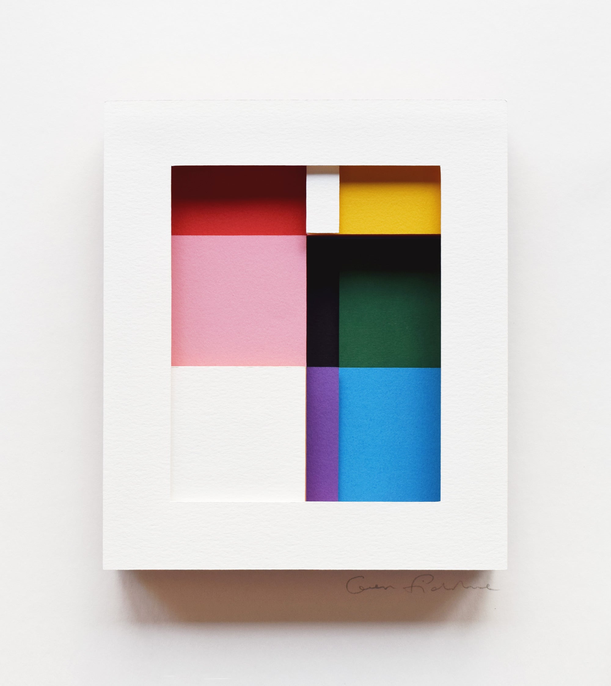 Intersections V — Framed Original Papercut Artwork