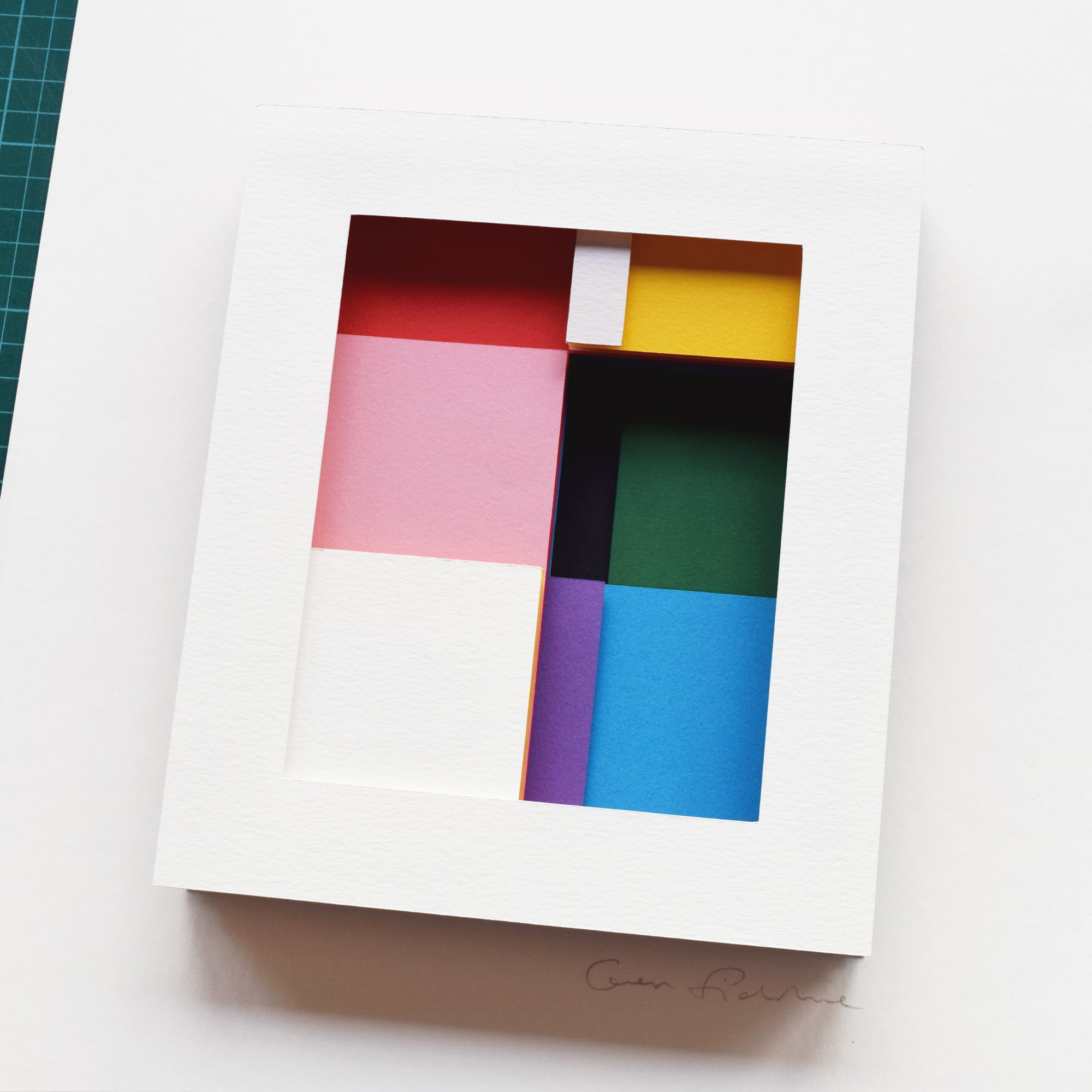 Intersections V — Framed Original Papercut Artwork