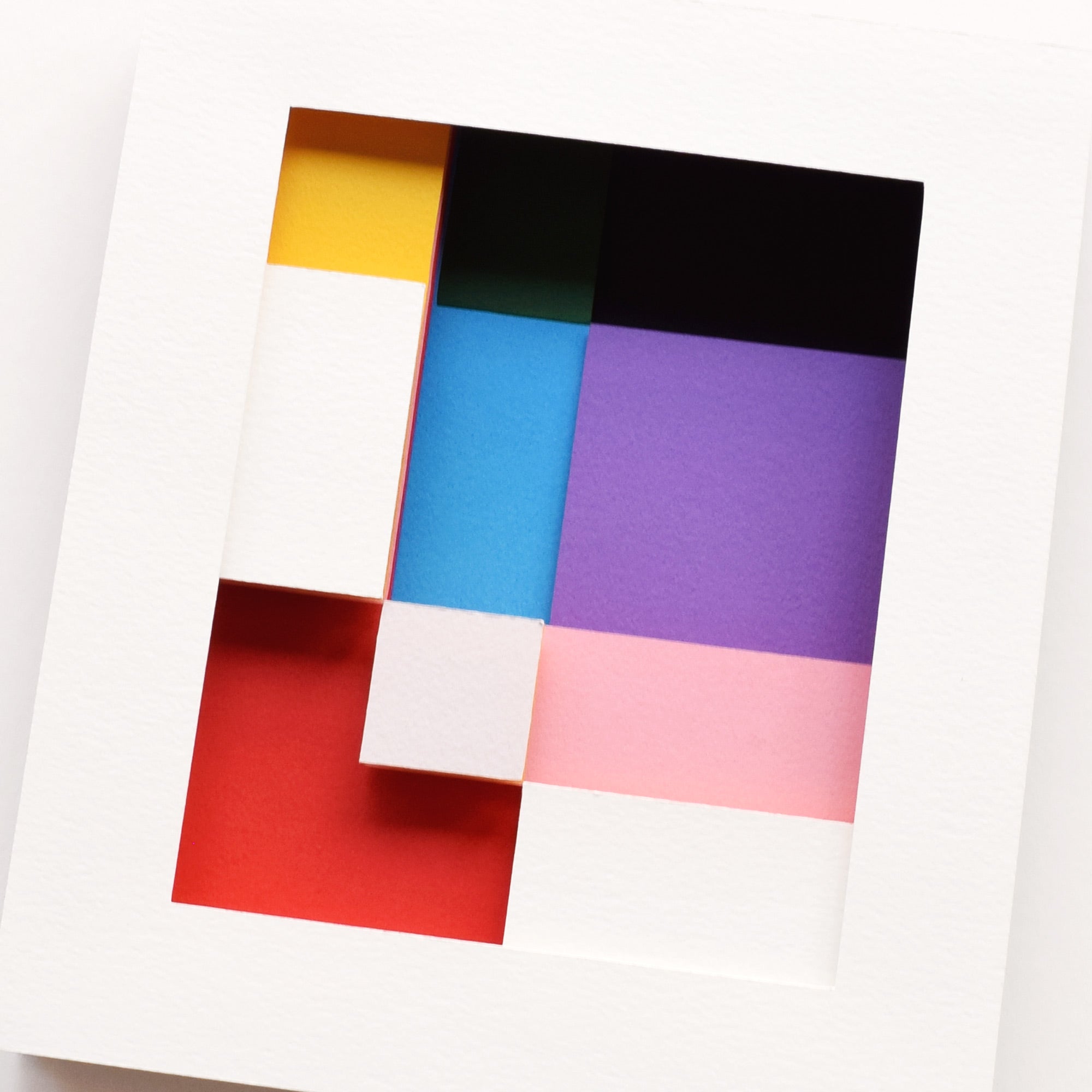 Intersections VII — Framed Original Papercut Artwork