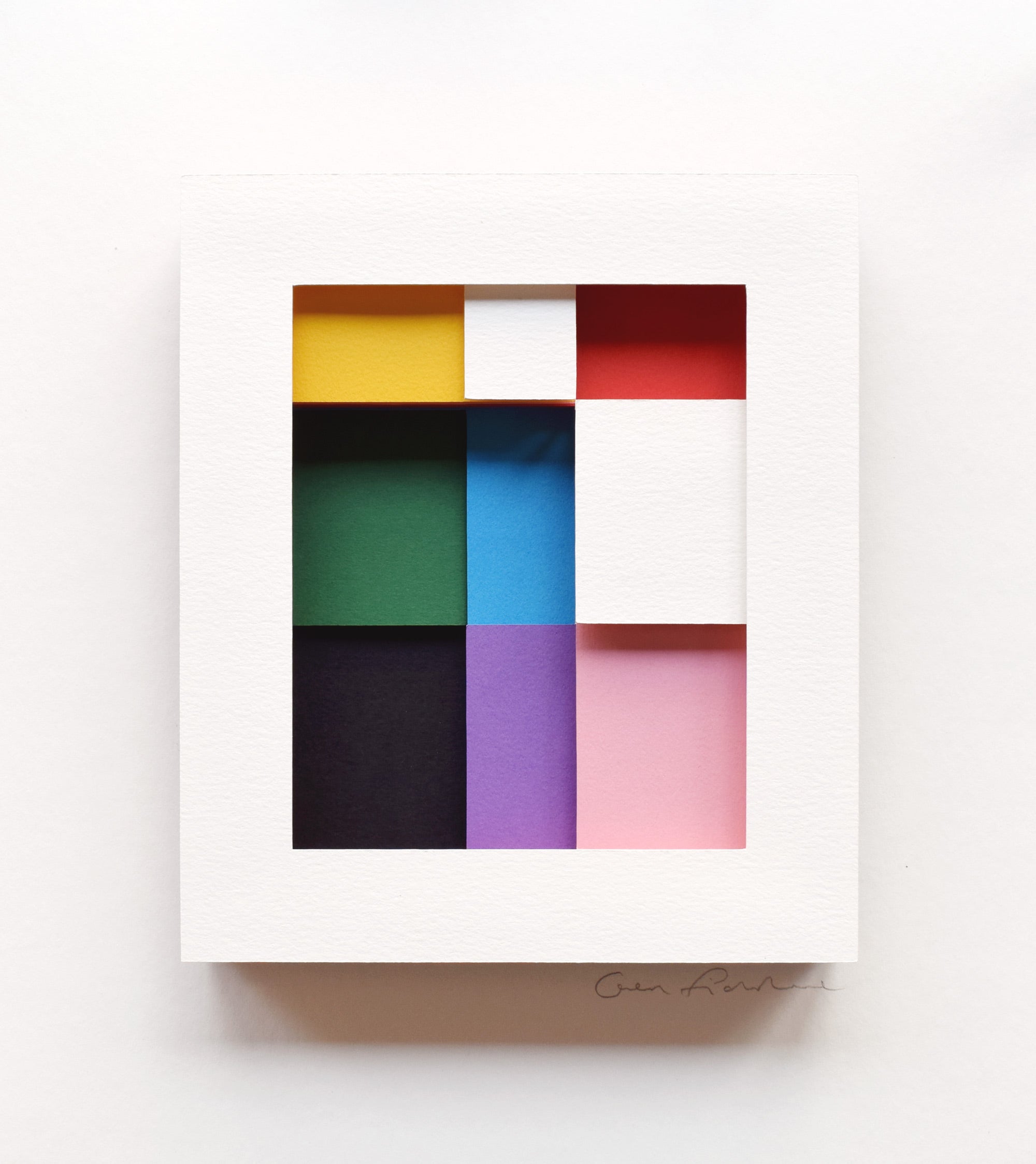 Intersections VIII — Framed Original Papercut Artwork