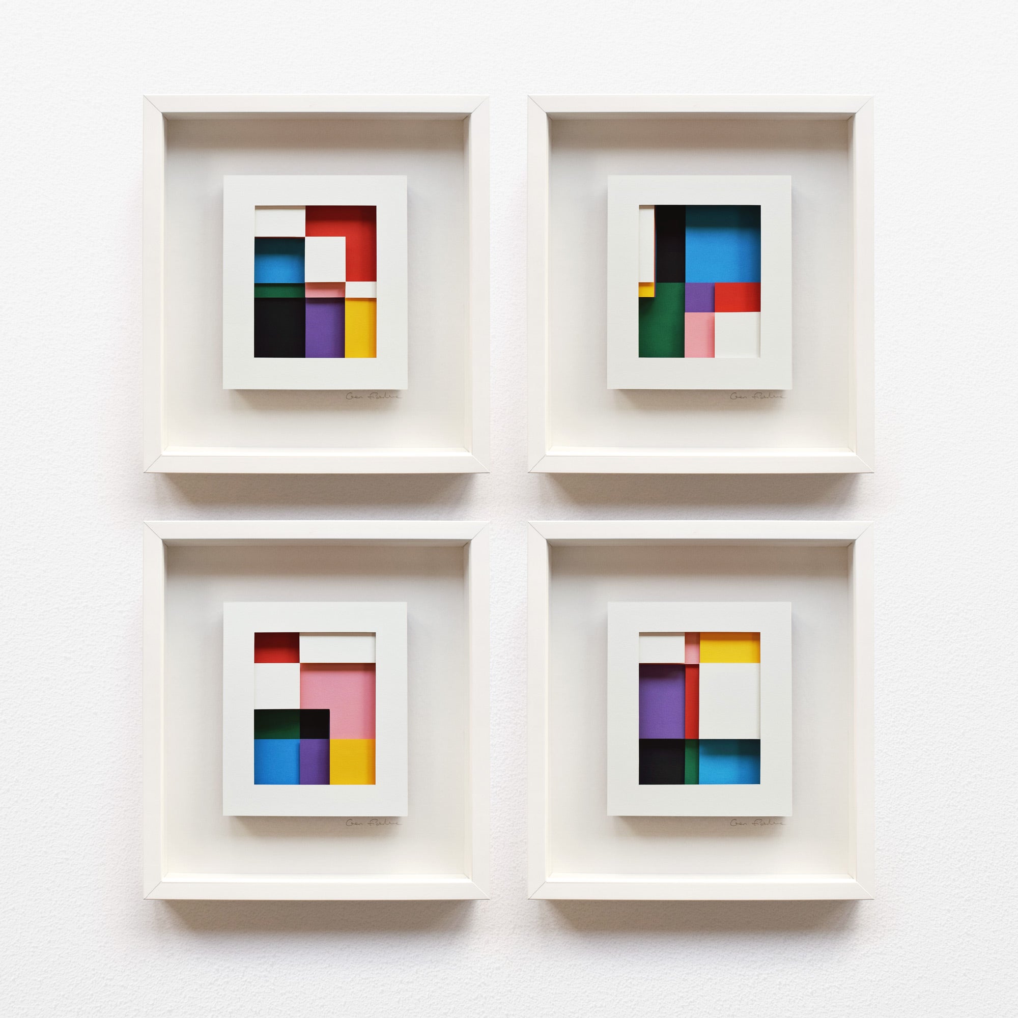 Intersections IV — Framed Original Papercut Artwork