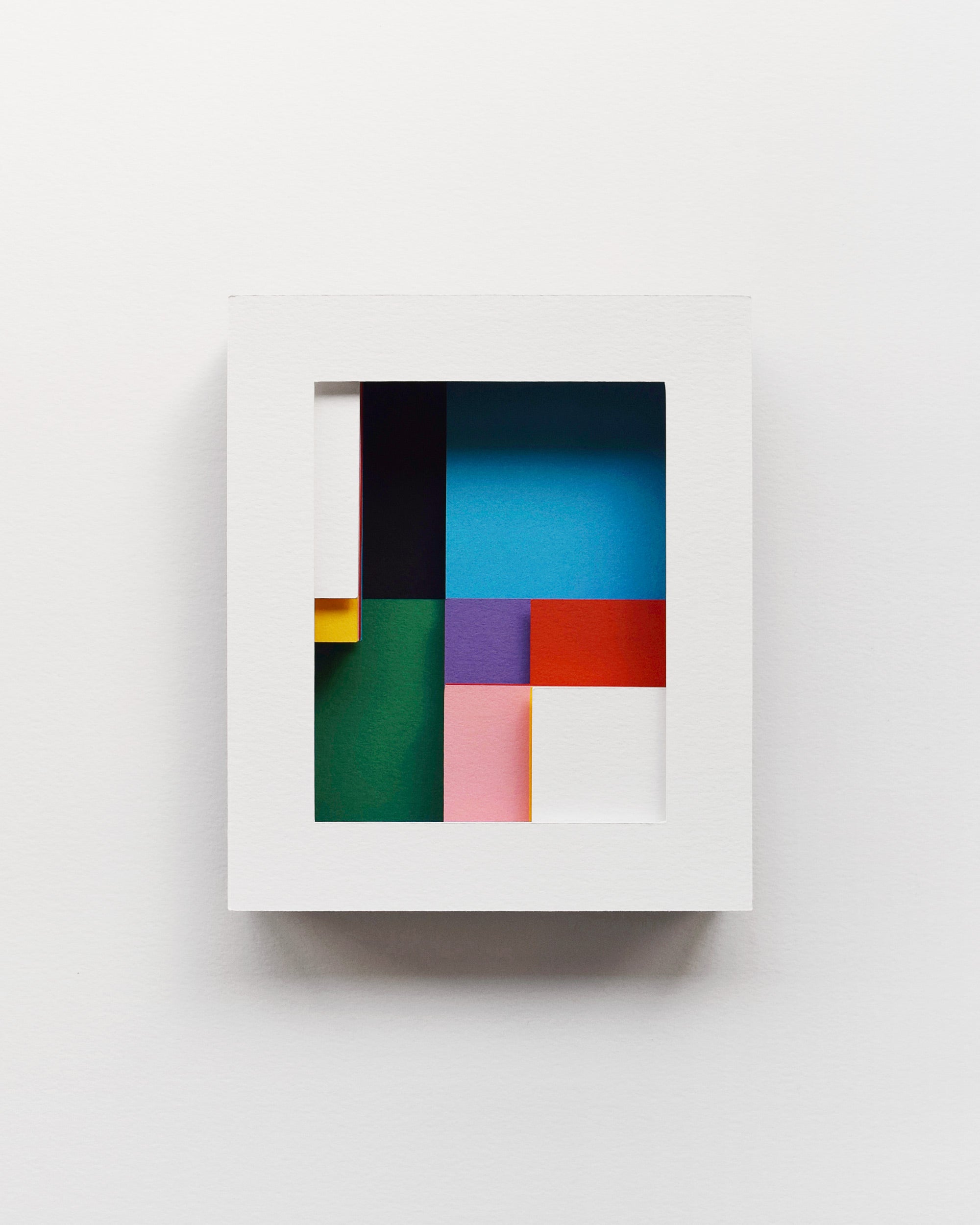 Intersections Study I — Framed Original Papercut Artwork