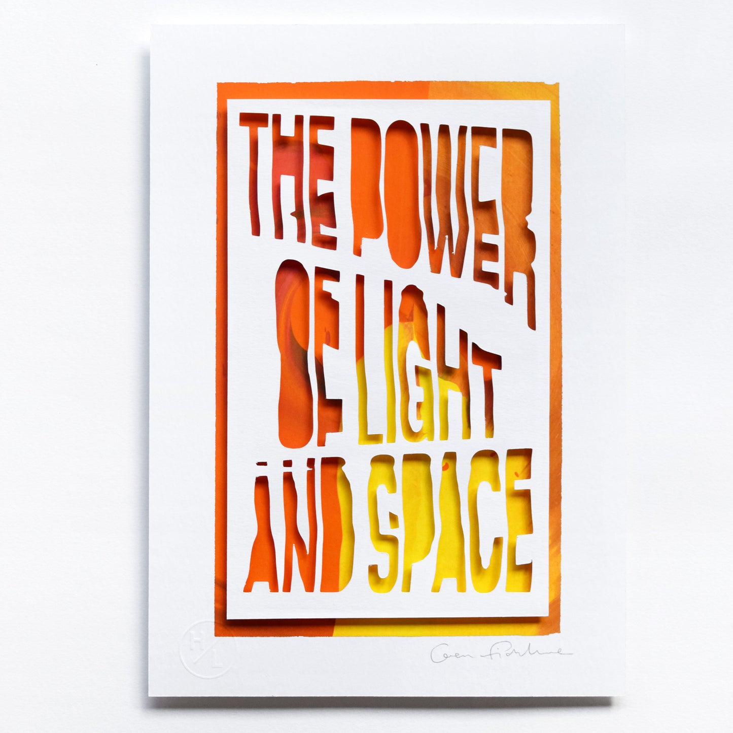 Like No Other — 'The Power of Light and Space II' Framed Original Artwork