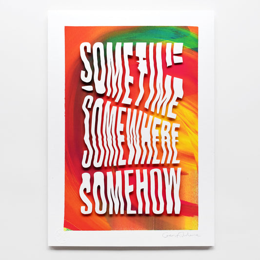 Like No Other — 'Sometime Somewhere Somehow I' Framed Original Artwork
