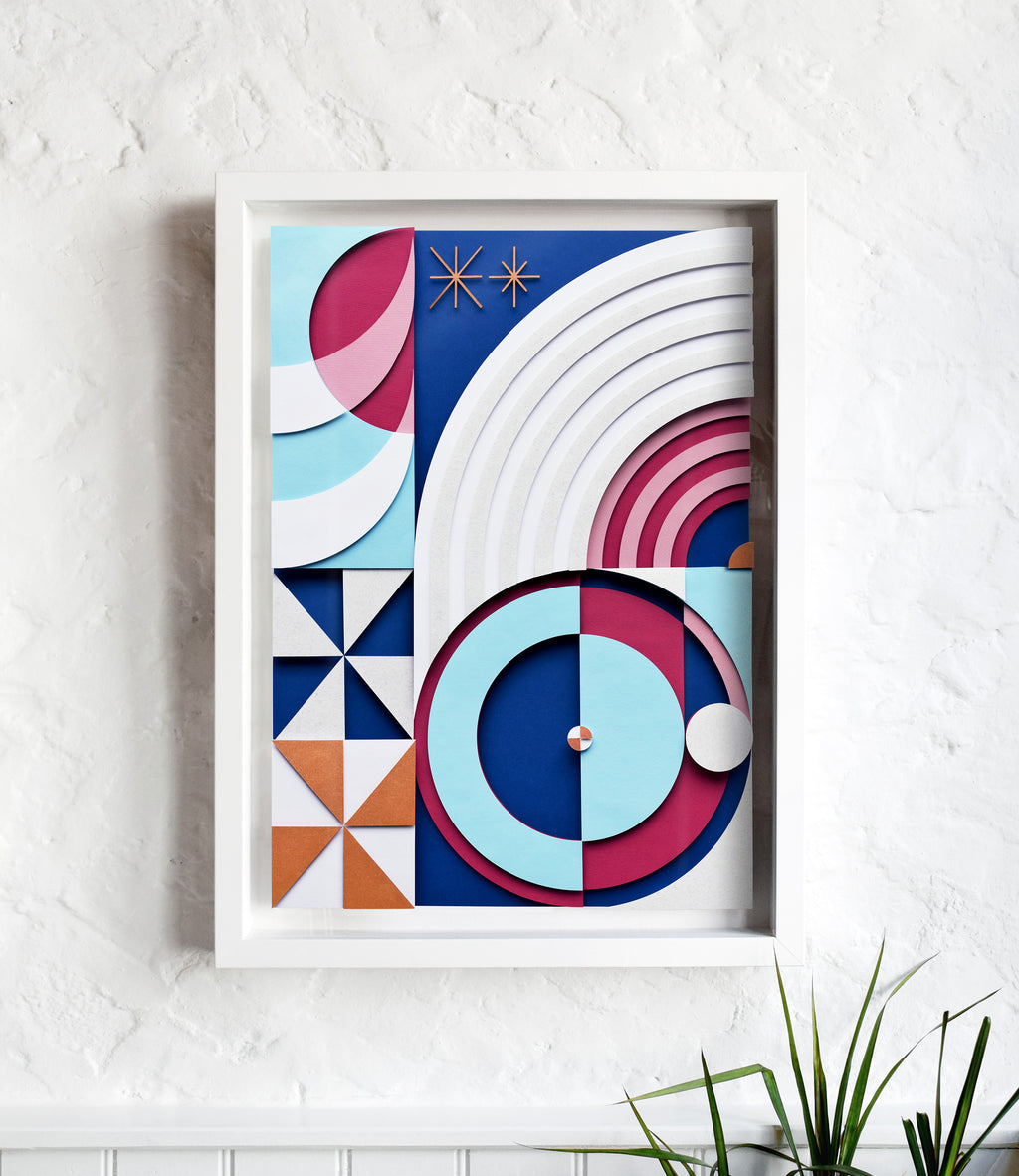 Observations from the Unknown — 'Kepler-16b' Framed Original Artwork