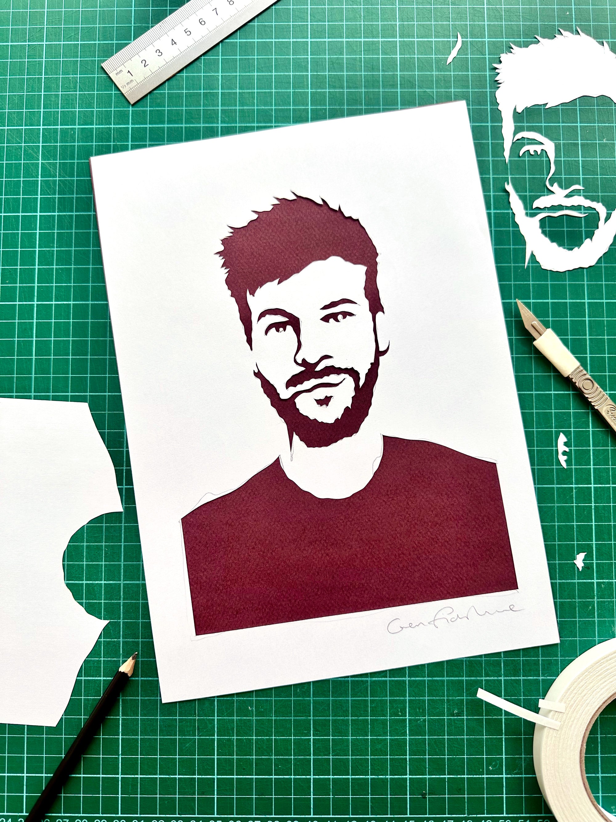 15-Minute Papercut Portraits