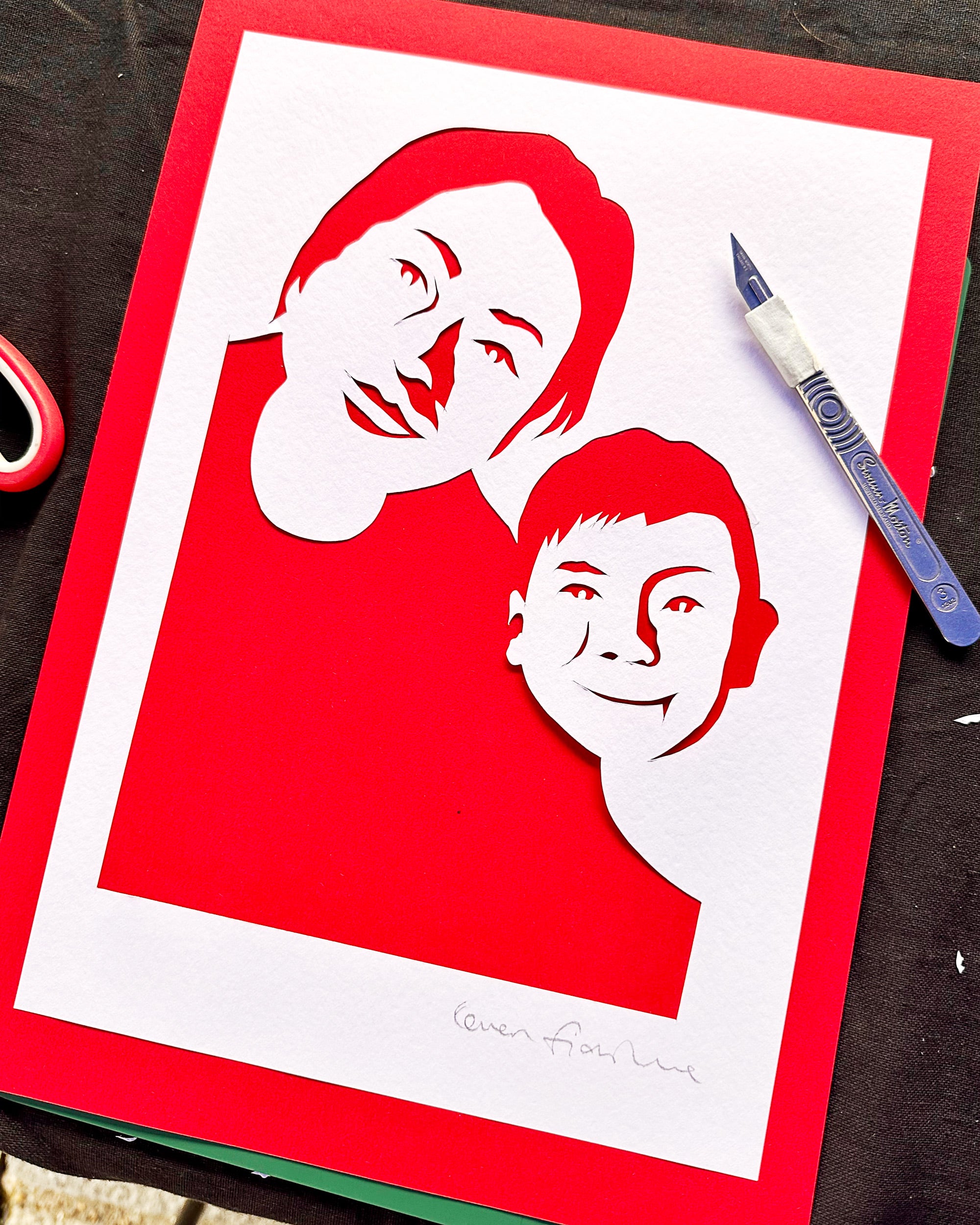15-Minute Papercut Portraits