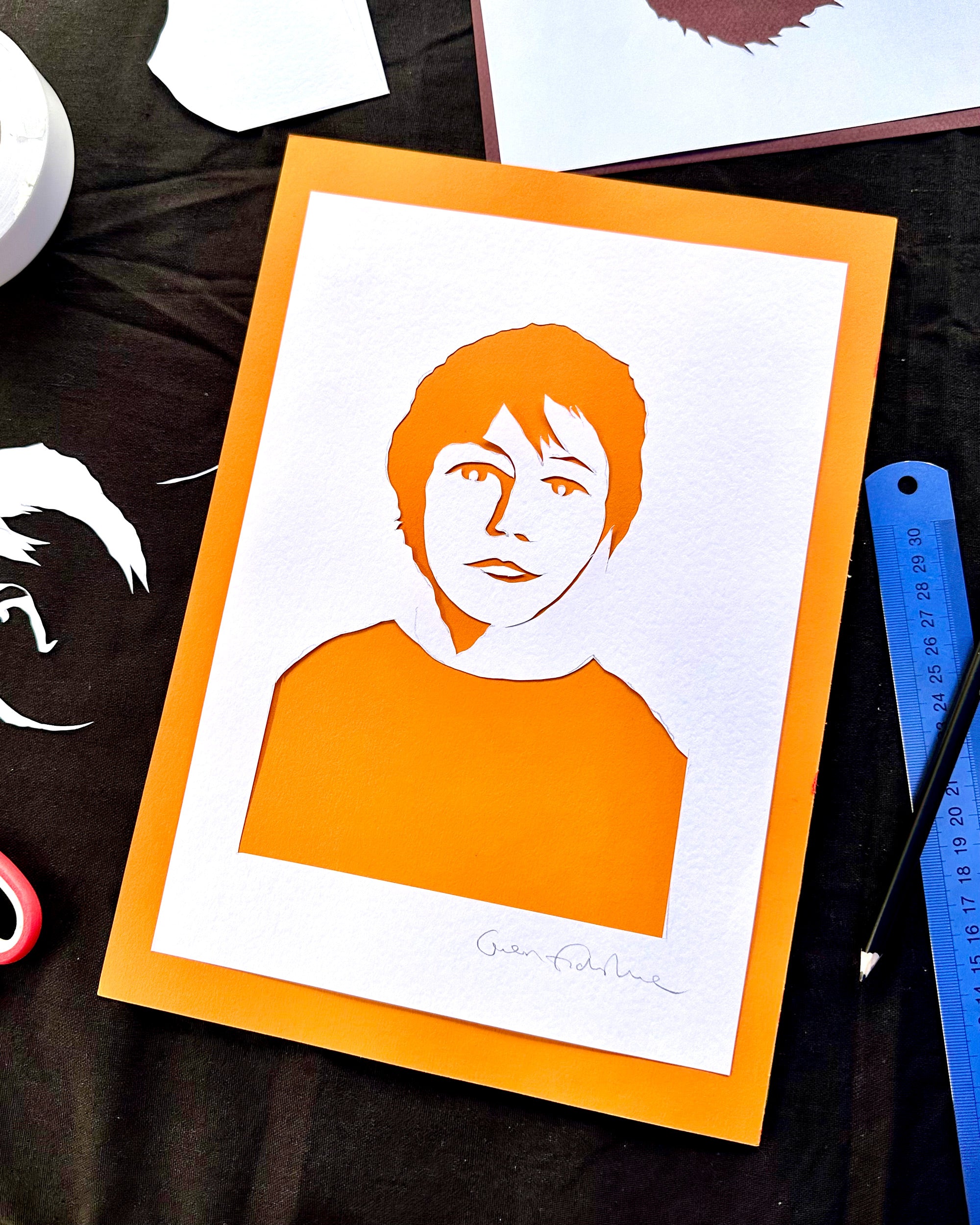 15-Minute Papercut Portraits