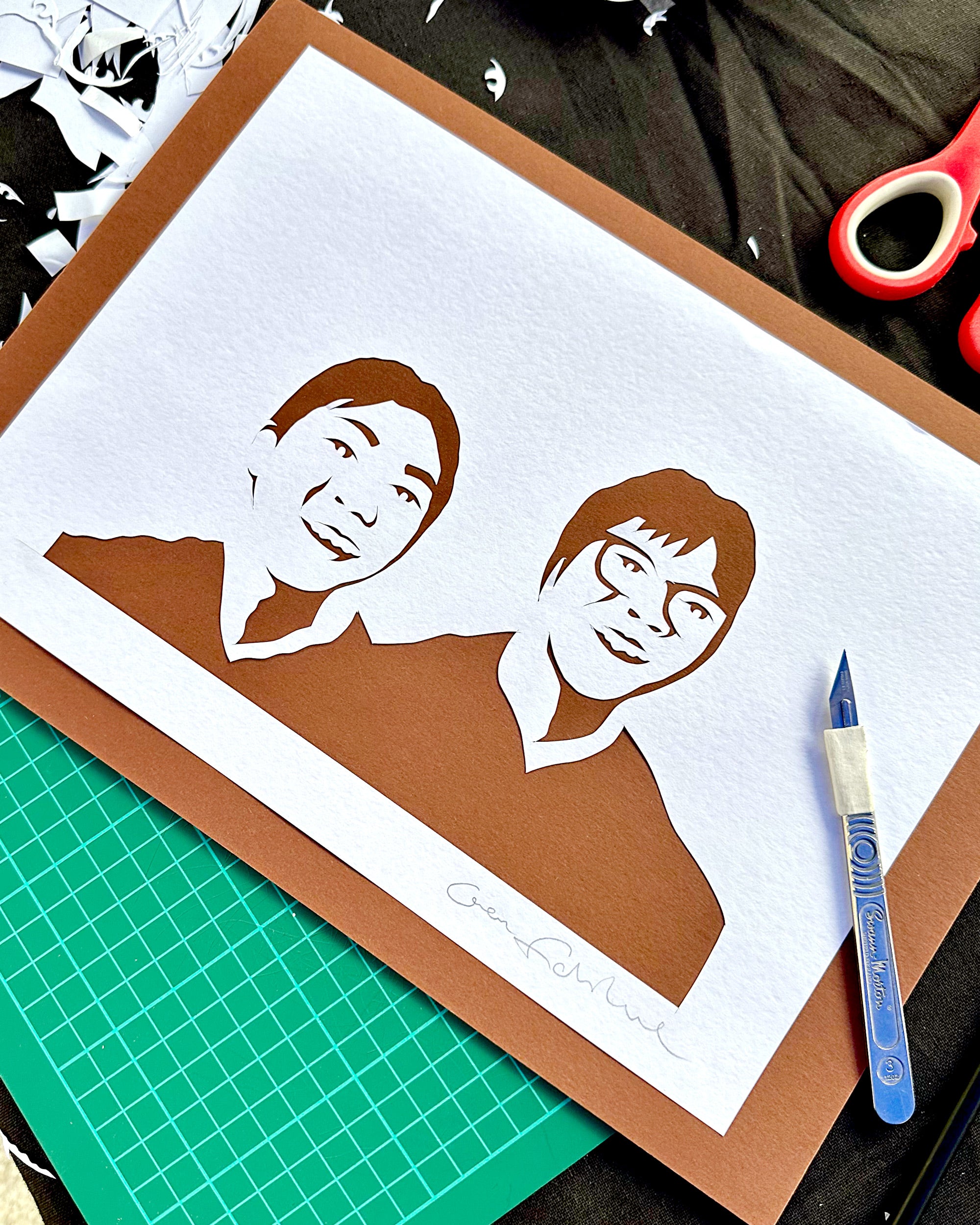 15-Minute Papercut Portraits