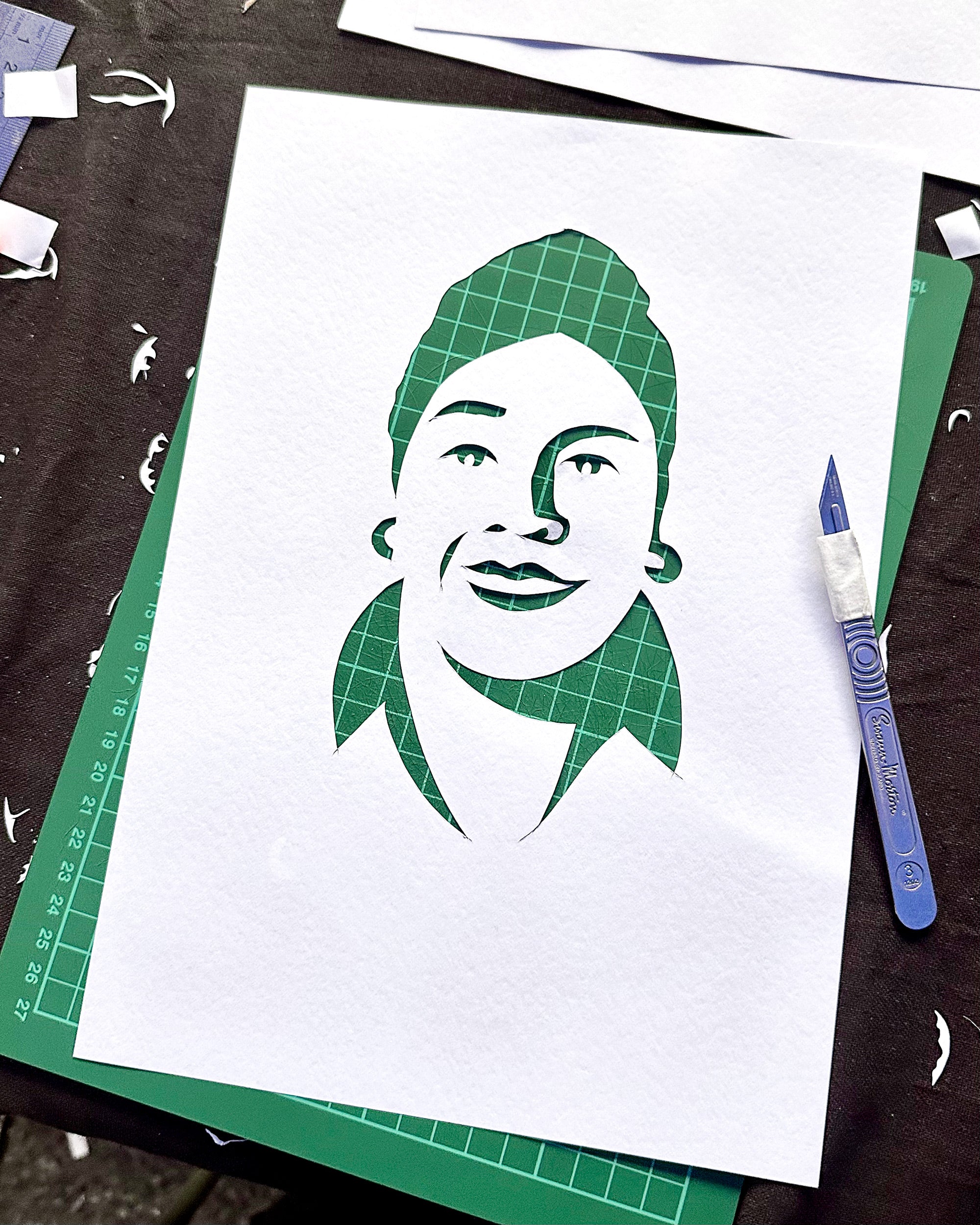 15-Minute Papercut Portraits