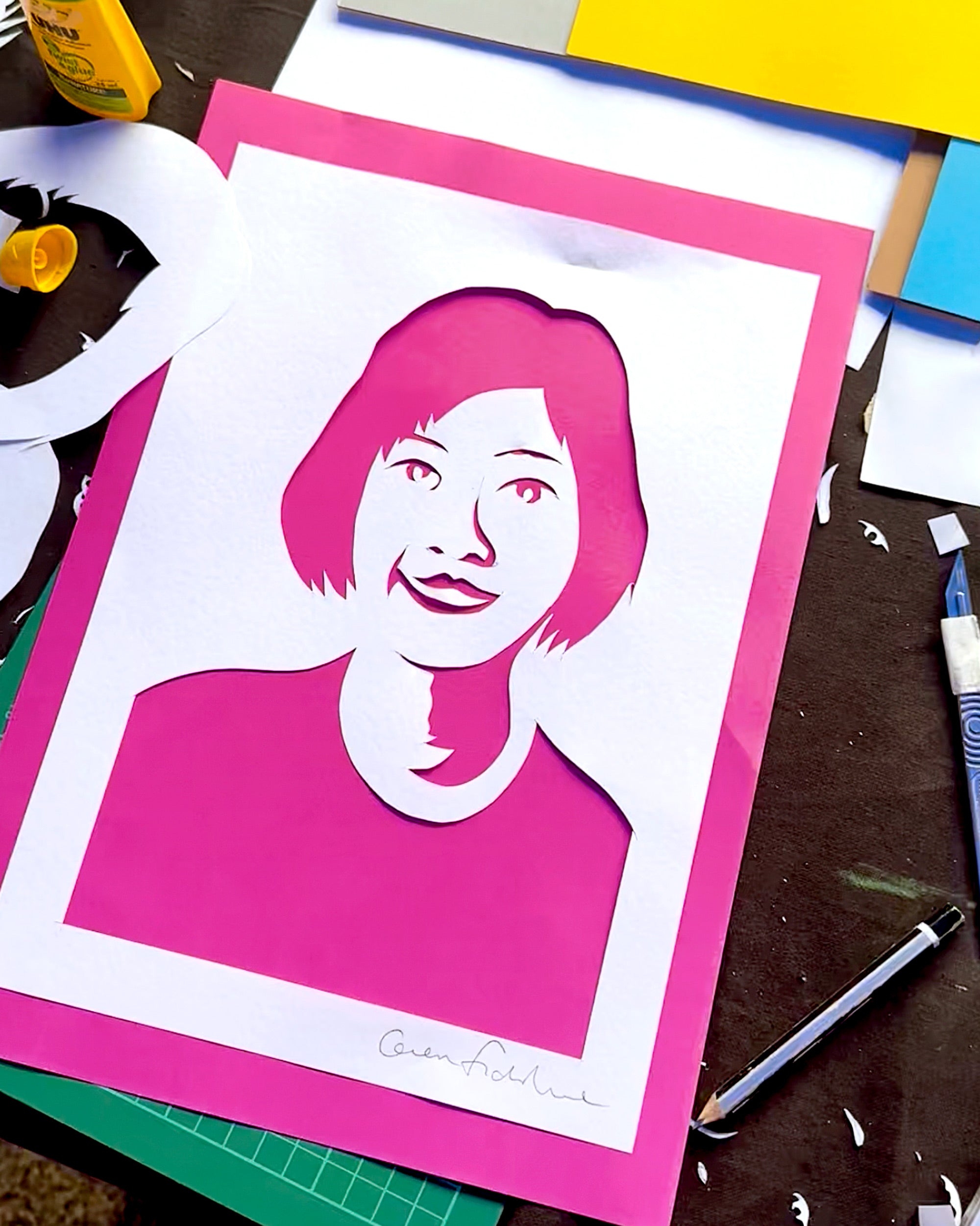 15-Minute Papercut Portraits