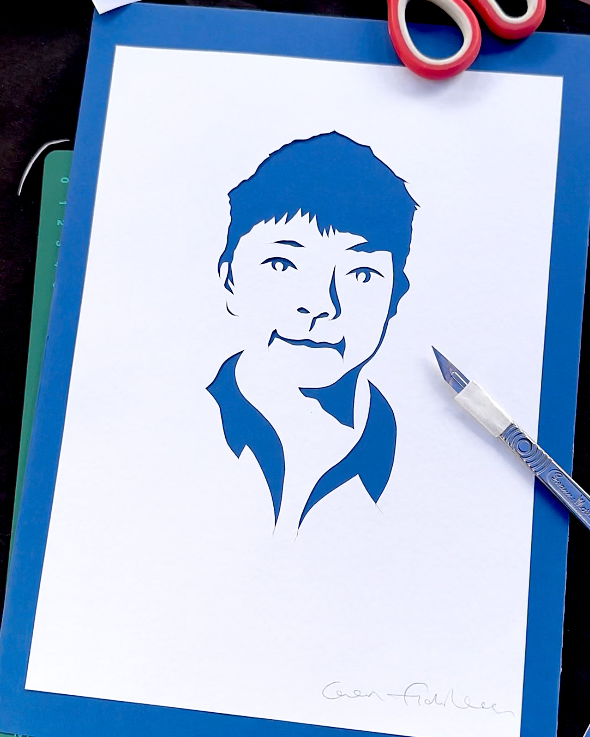 15-Minute Papercut Portraits