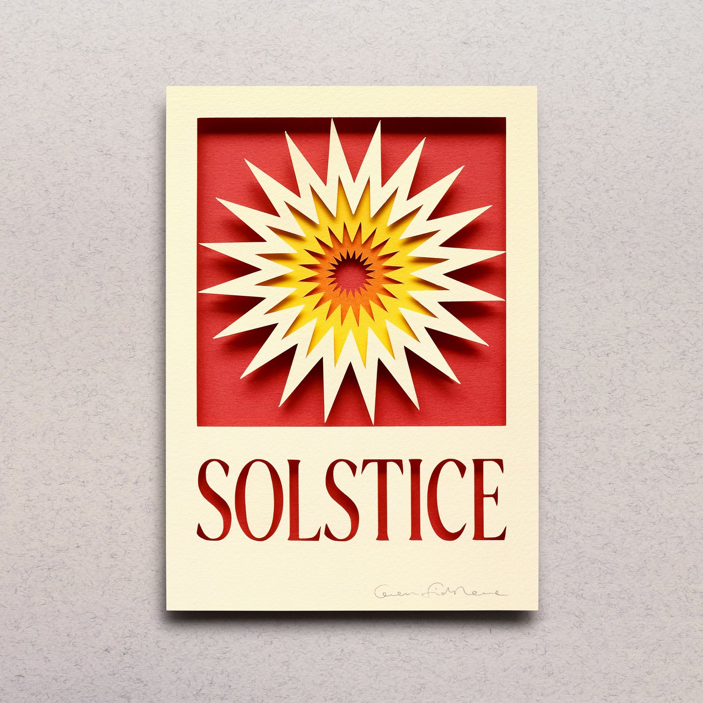 Solstice — Indigo Print