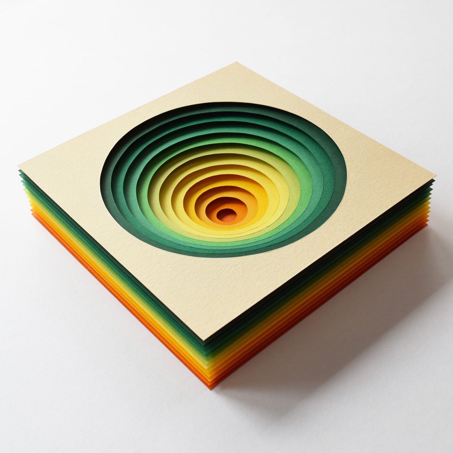 The Sublime Spectrum III — Framed Original Papercut Artwork