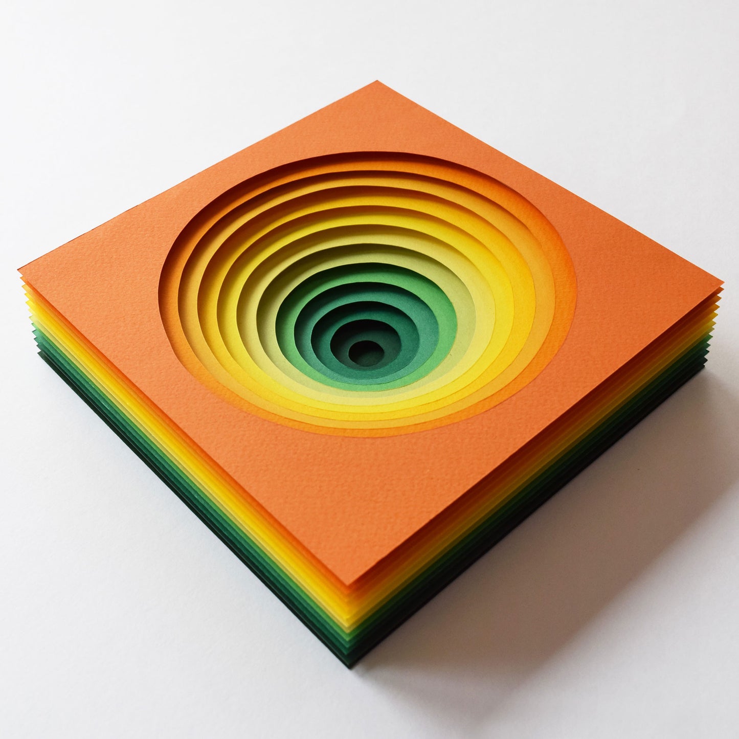 The Sublime Spectrum VI — Framed Original Papercut Artwork