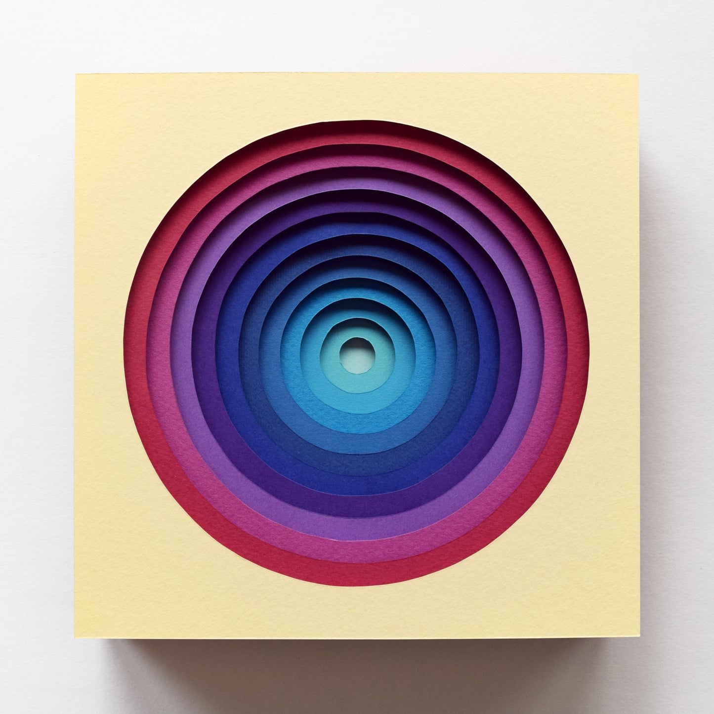 The Sublime Spectrum VII — Framed Original Papercut Artwork