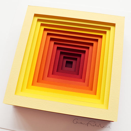 The Sublime Spectrum VIII — Framed Original Papercut Artwork