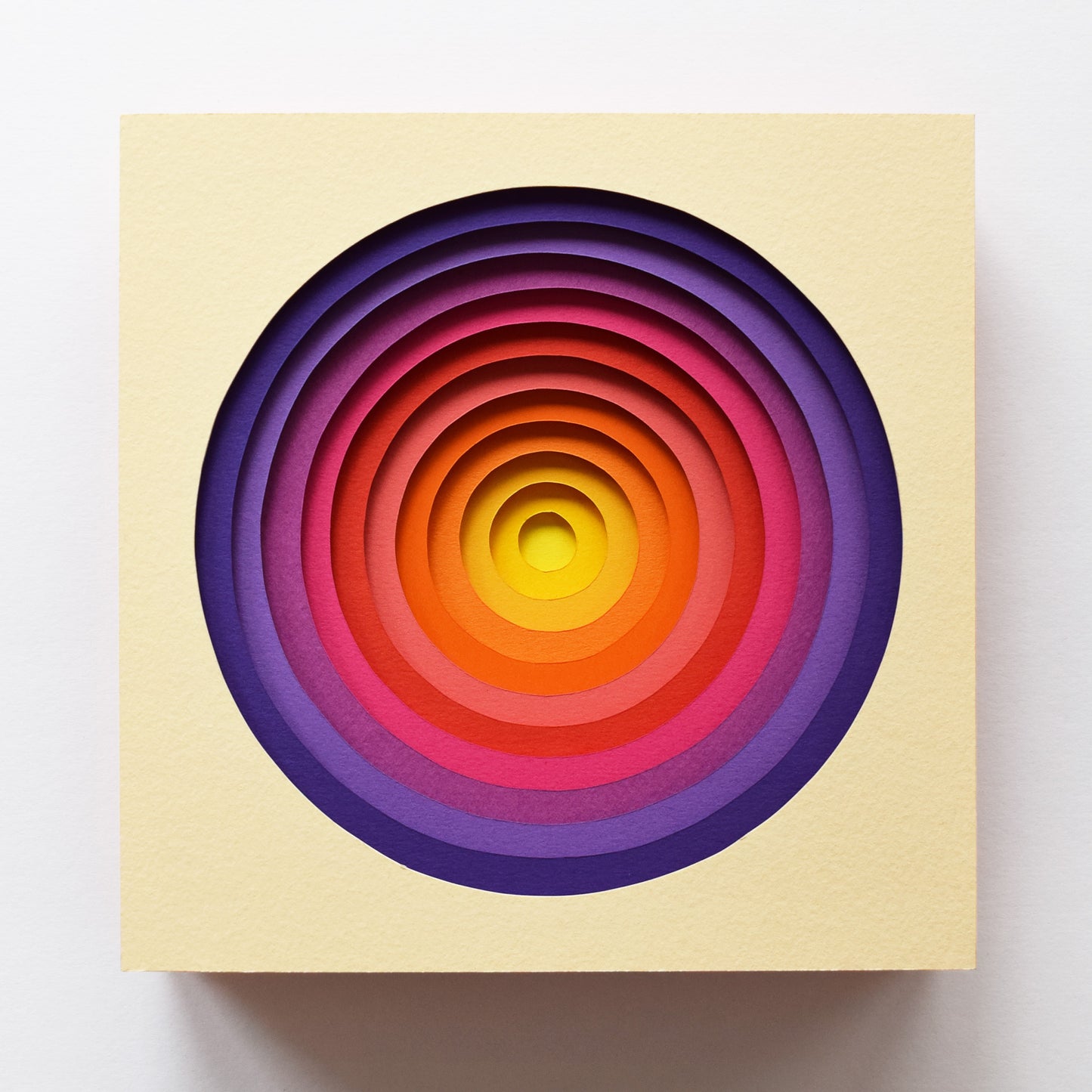 The Sublime Spectrum IX — Framed Original Papercut Artwork