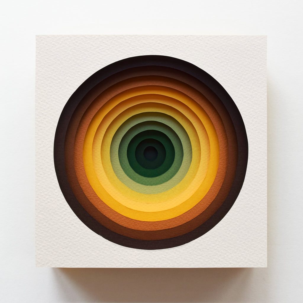 The Sublime Spectrum XXIII — Framed Original Papercut Artwork