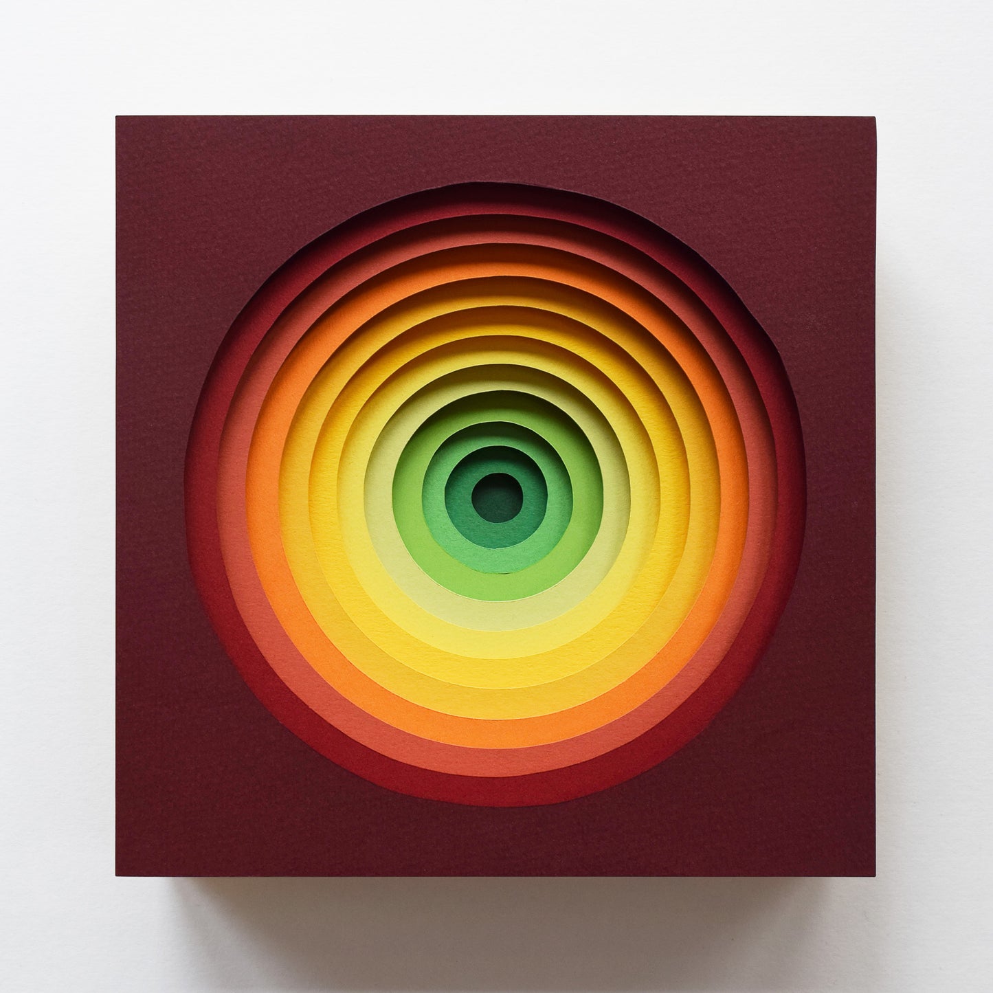 The Sublime Spectrum XVIII — Framed Original Papercut Artwork