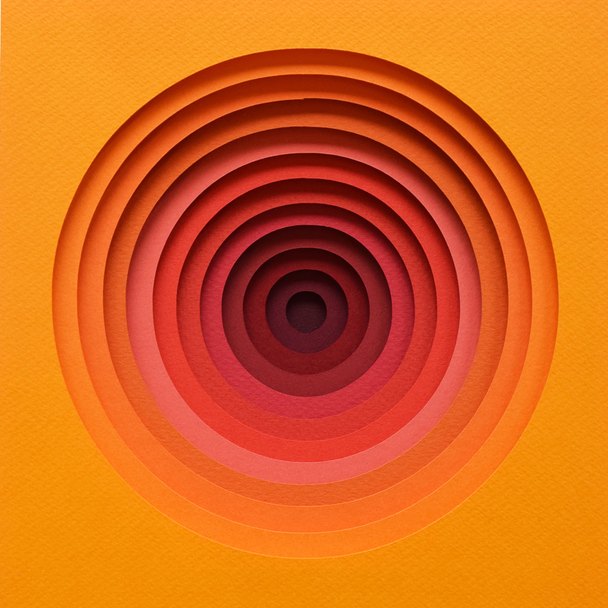 The Sublime Spectrum XVI — Framed Original Papercut Artwork