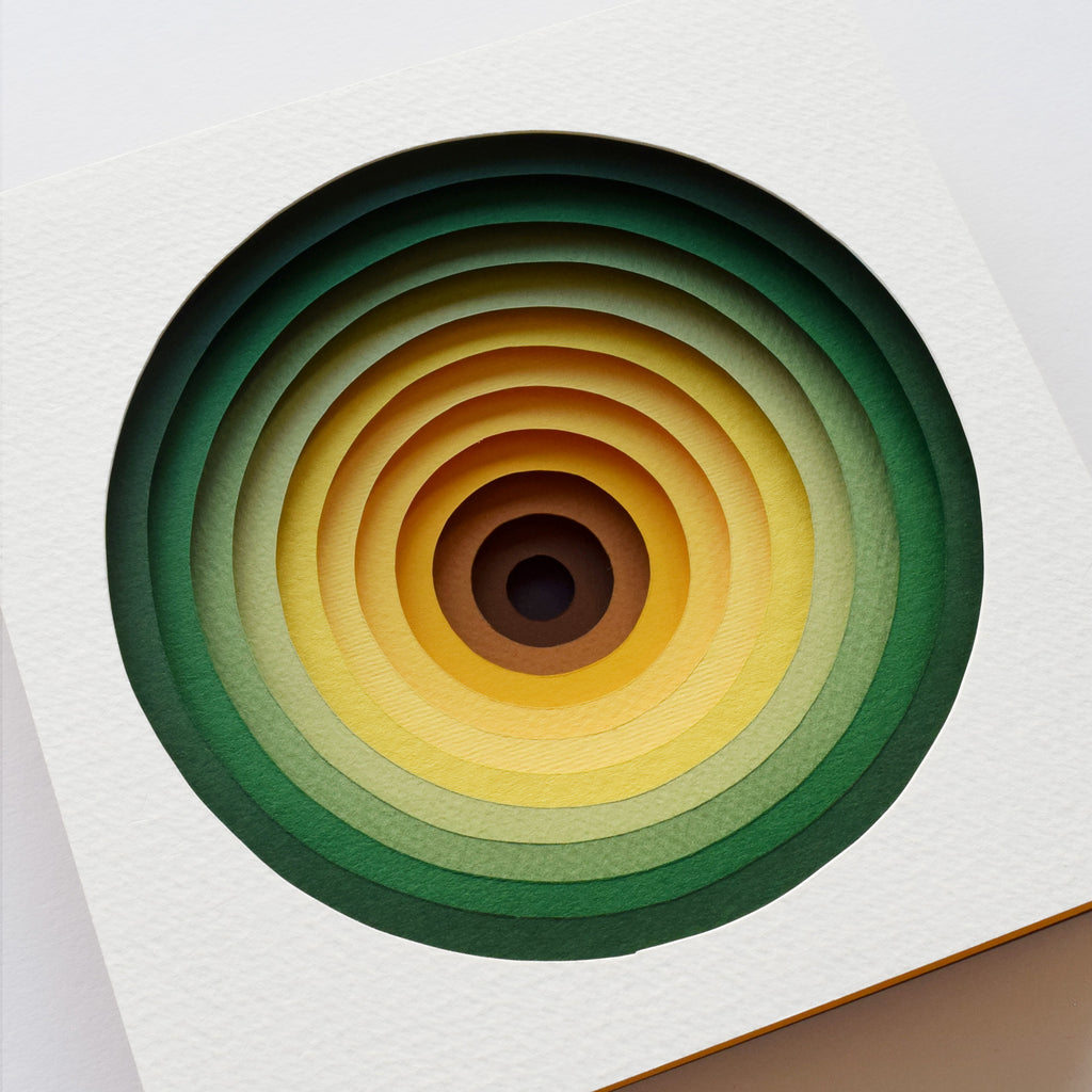 The Sublime Spectrum XXII — Framed Original Papercut Artwork