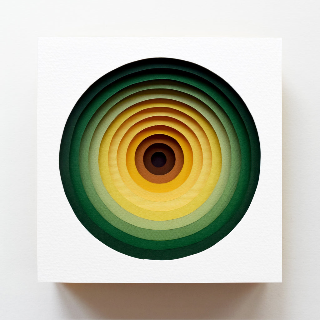 The Sublime Spectrum XXII — Framed Original Papercut Artwork