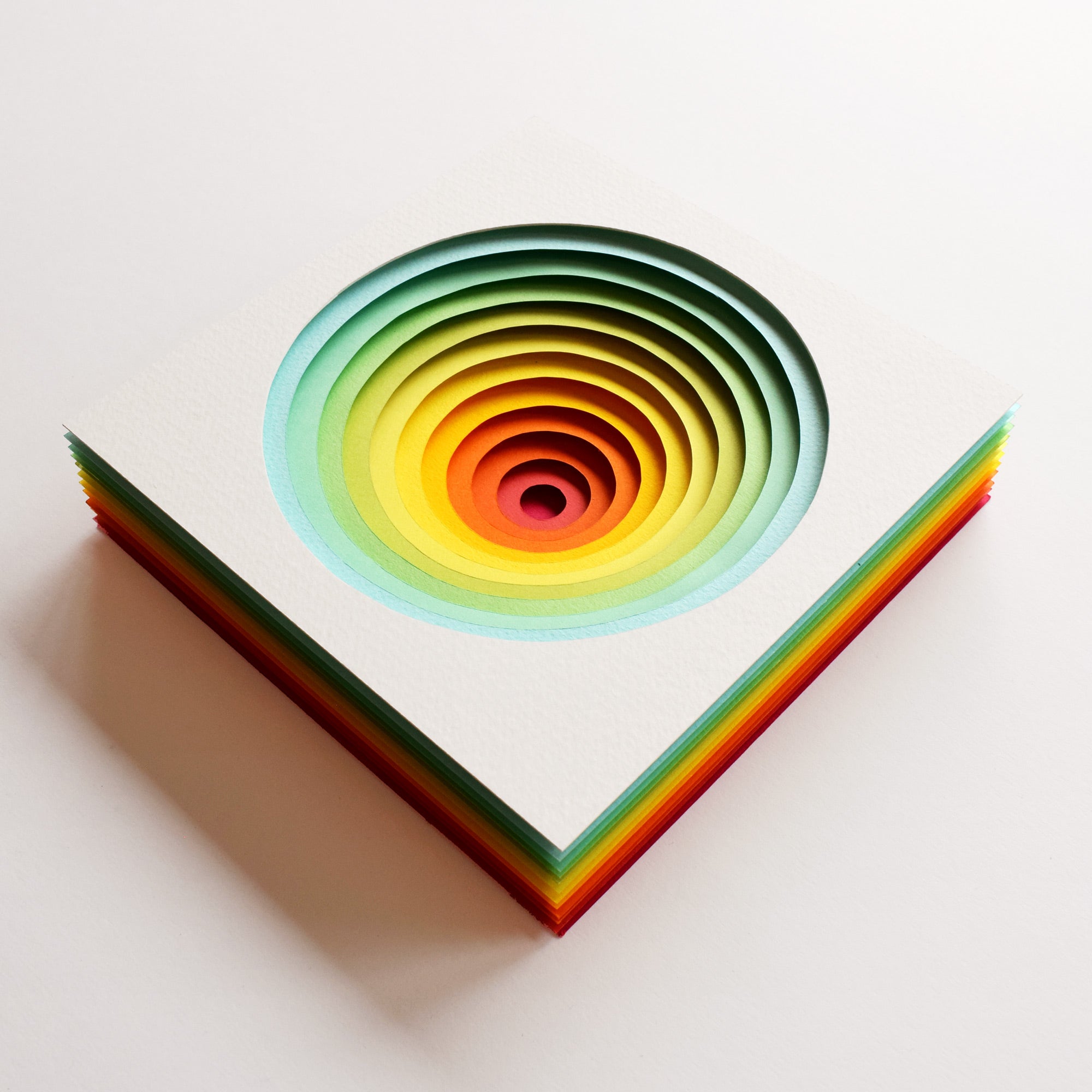 The Sublime Spectrum XXV — Framed Original Papercut Artwork
