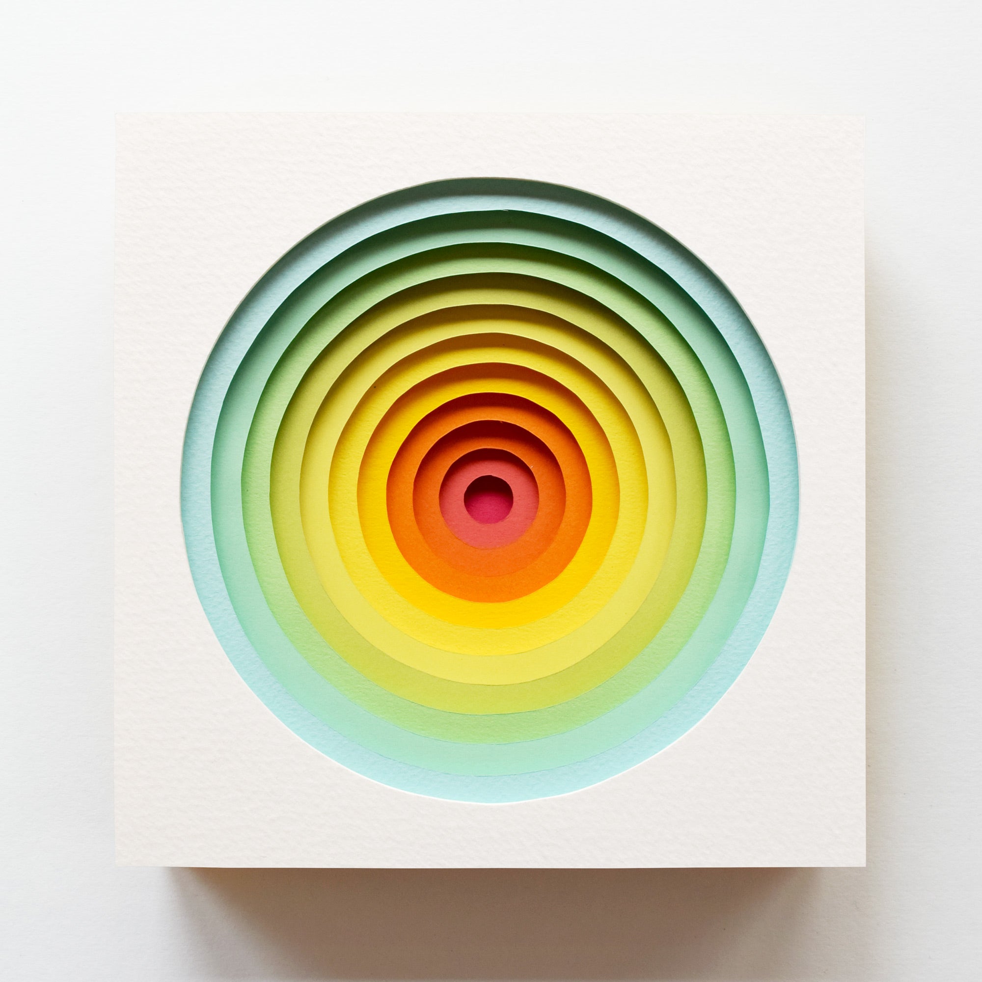 The Sublime Spectrum XXV — Framed Original Papercut Artwork