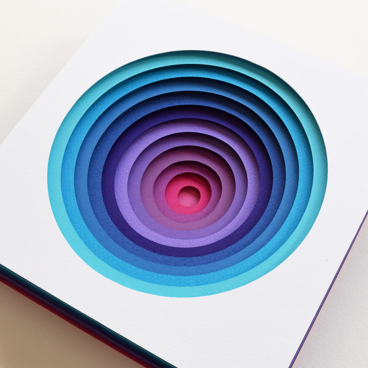 The Sublime Spectrum XXVI – Framed Original Papercut Artwork