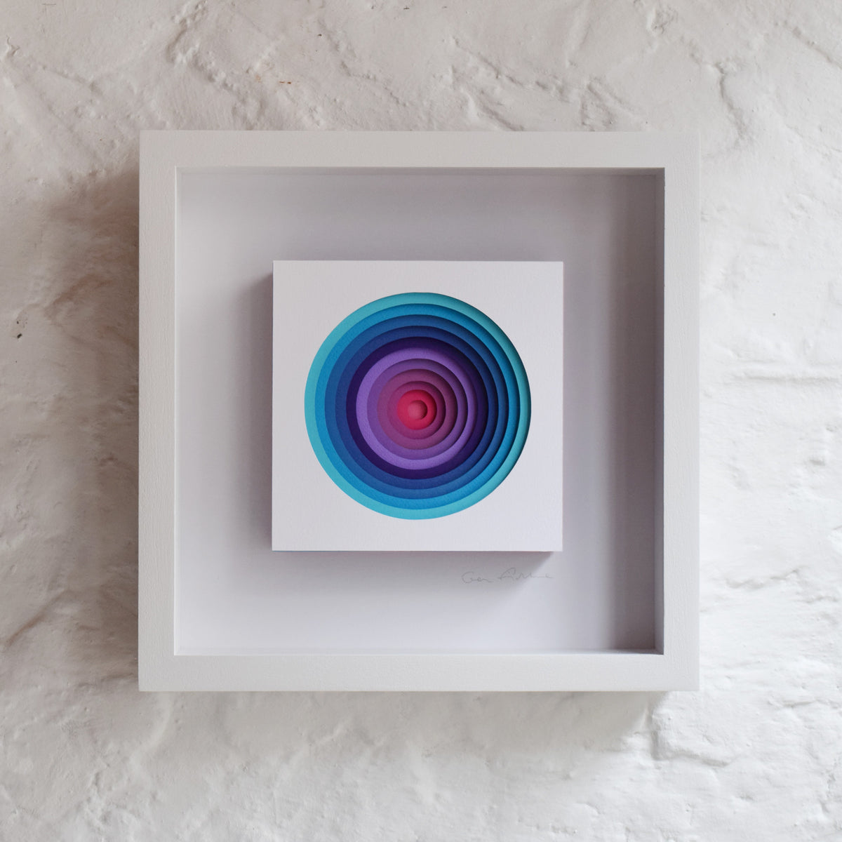 The Sublime Spectrum XXVI – Framed Original Papercut Artwork