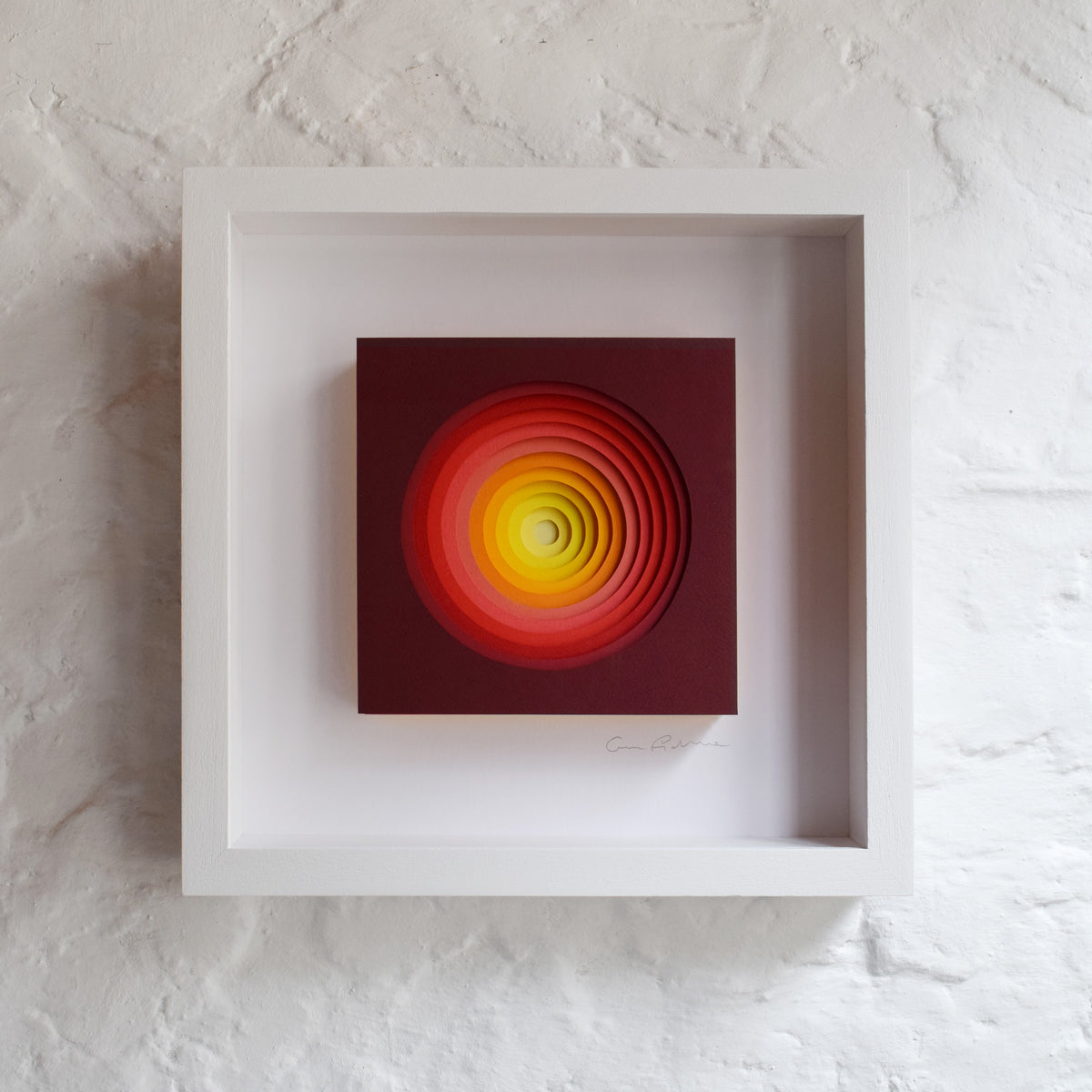 The Sublime Spectrum XXIX – Framed Original Papercut Artwork
