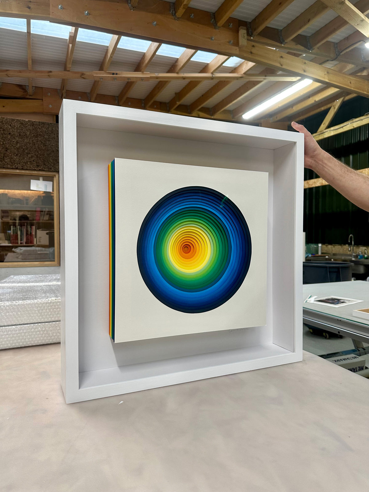 The Sublime Spectrum: New Life – Framed Original Papercut Artwork
