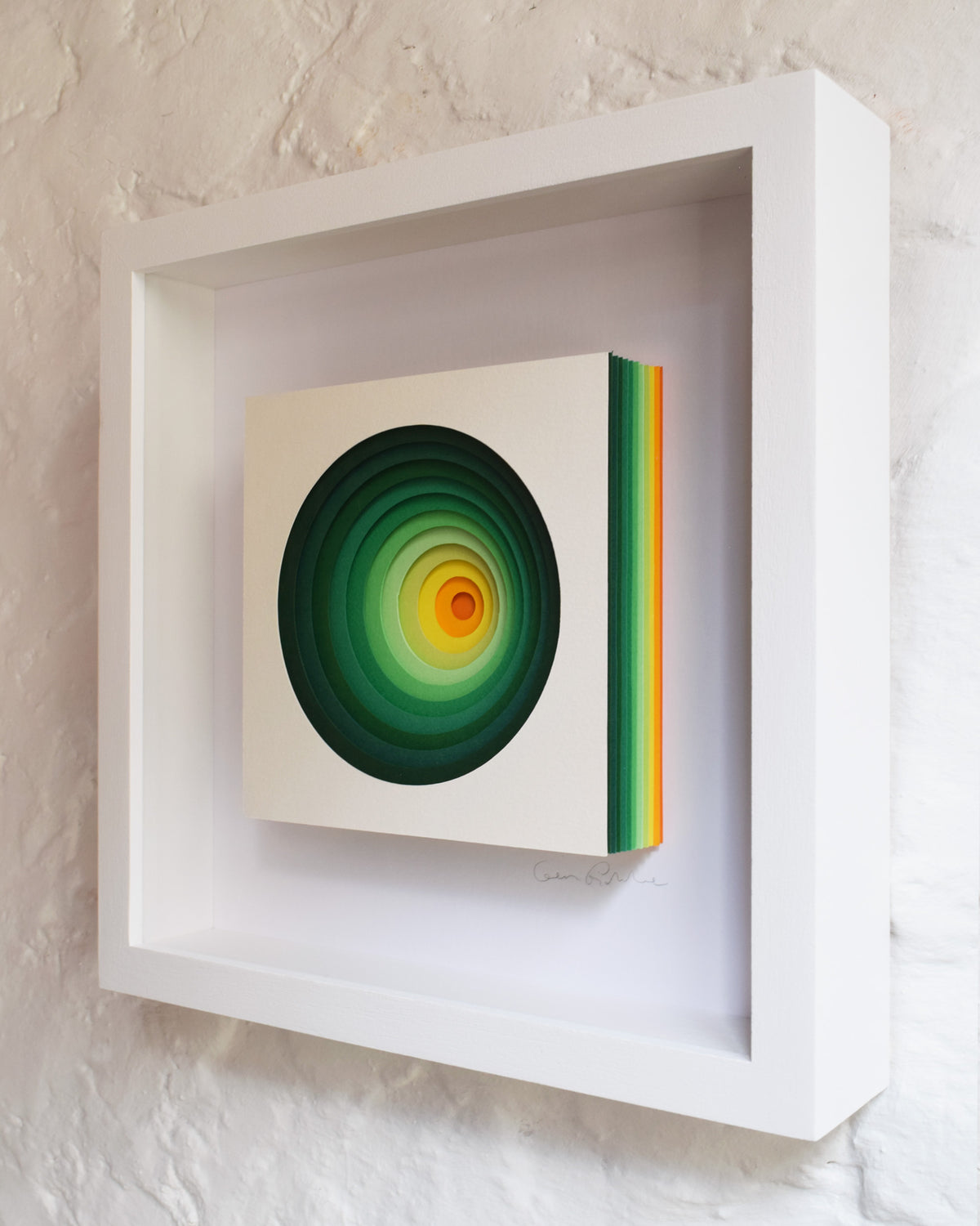 The Sublime Spectrum XXXII – Framed Original Papercut Artwork