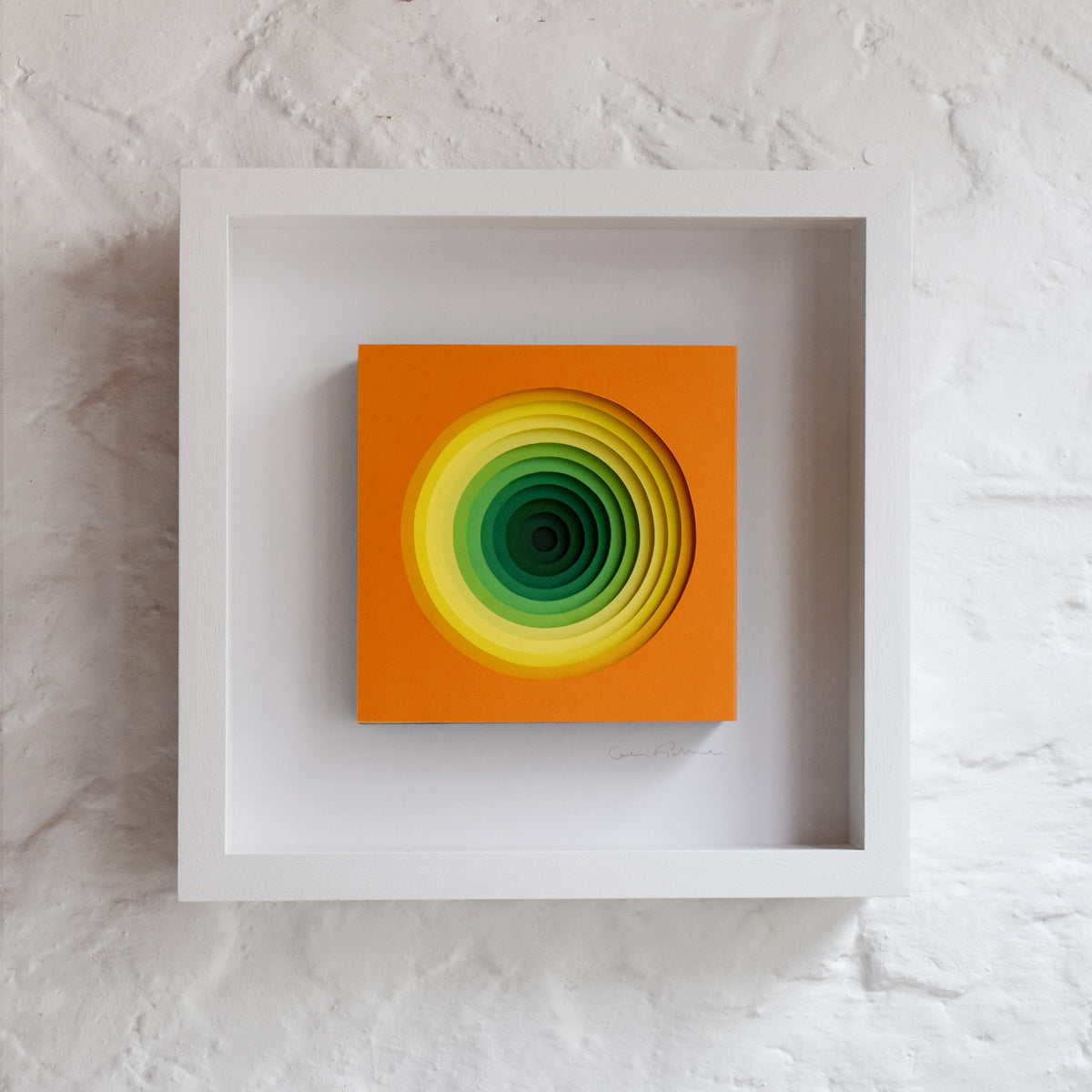 The Sublime Spectrum XXXIII – Framed Original Papercut Artwork